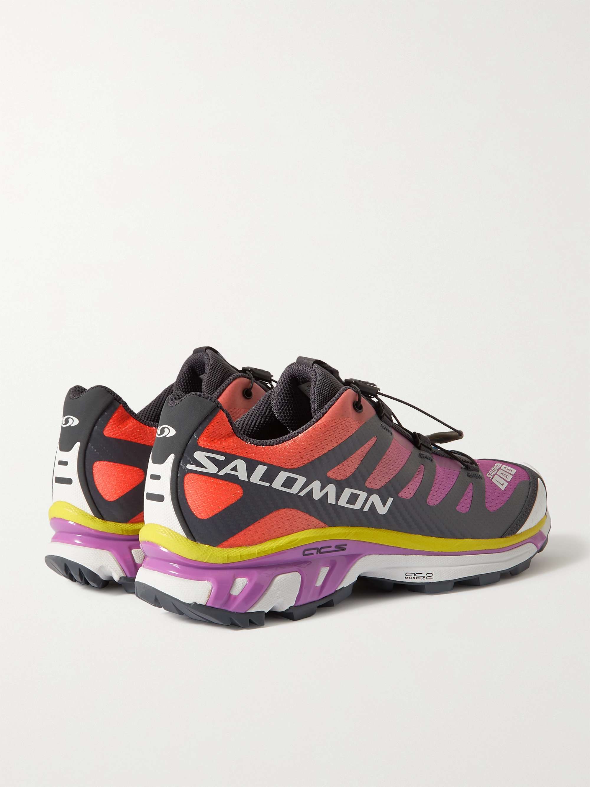 SALOMON XT-4 Advanced Rubber-Trimmed Coated-Mesh Running Sneakers