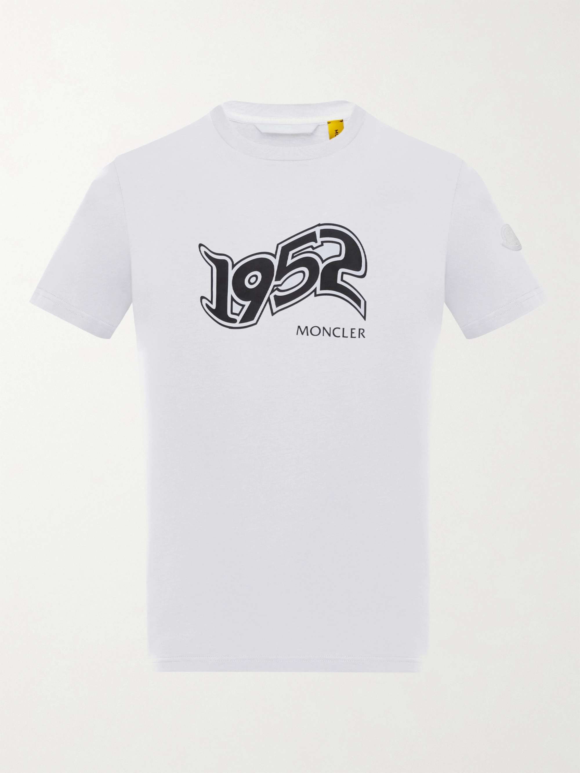 2 Moncler 1952 Logo-Print Cotton-Jersey T-Shirt