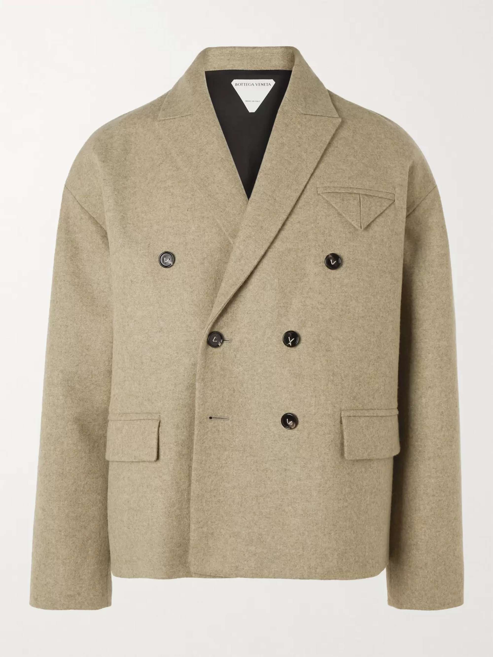 BOTTEGA VENETA Double-Breasted Wool-Blend Suit Jacket