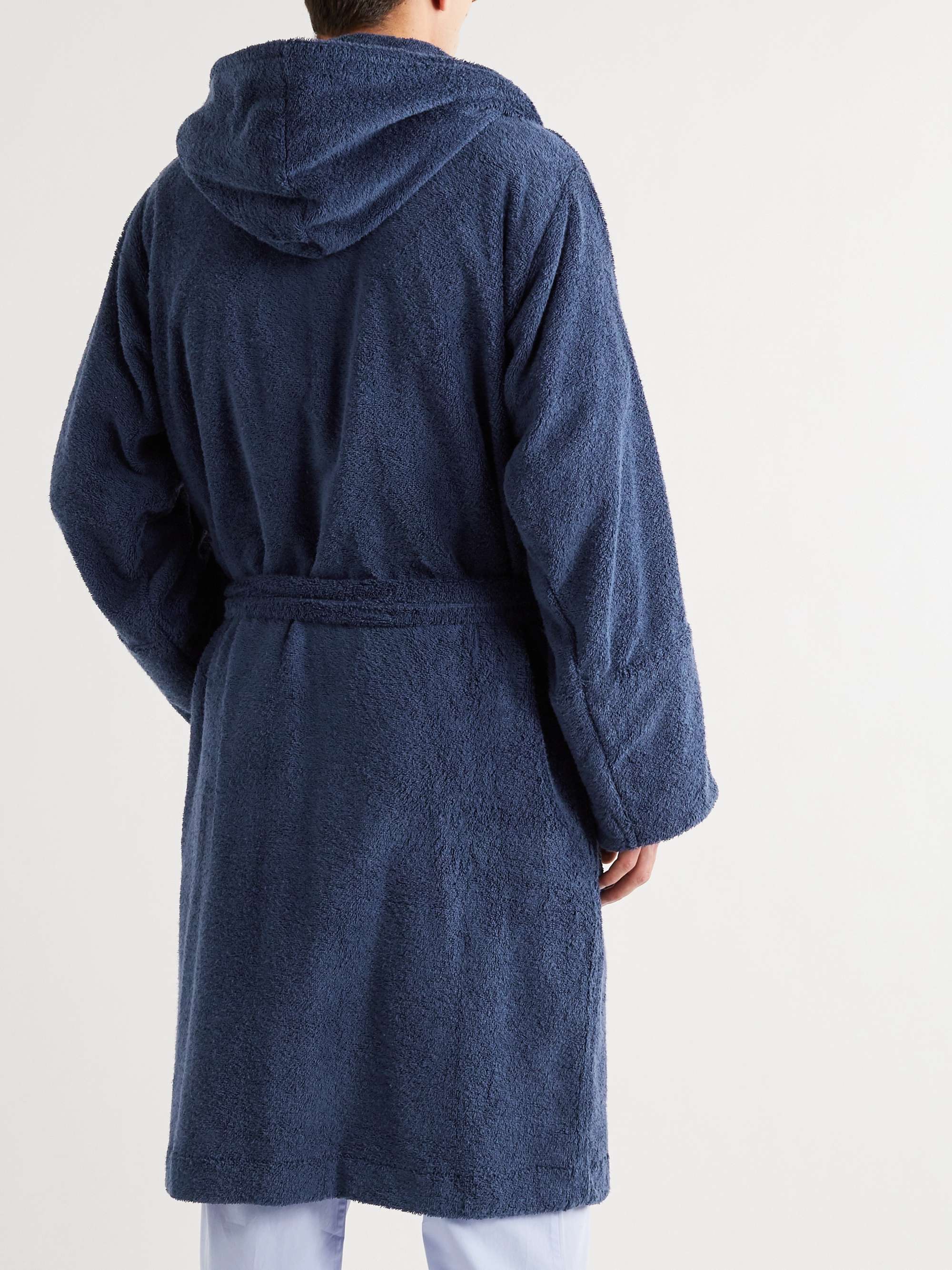 TEKLA Organic Cotton-Terry Hooded Robe