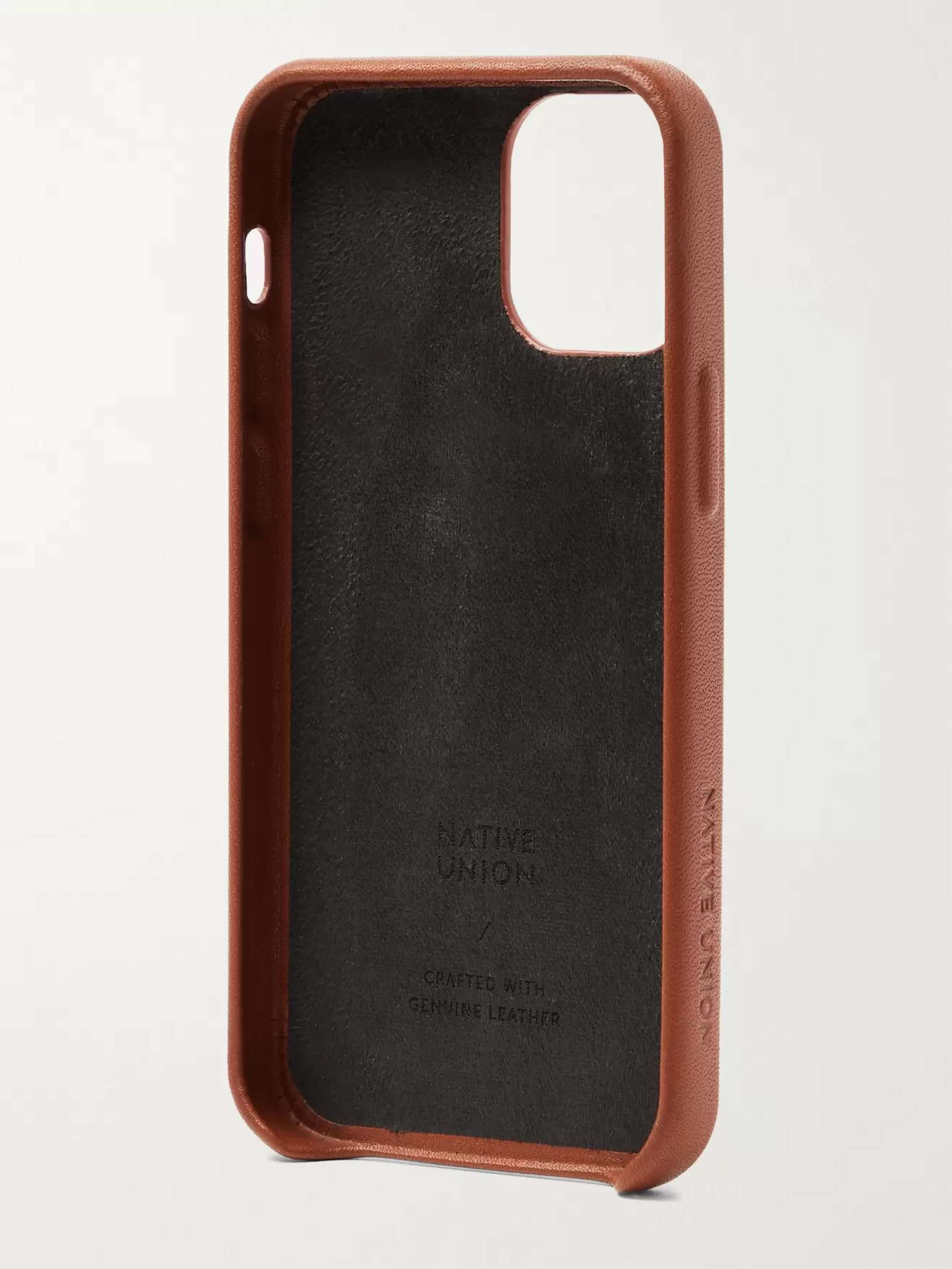 NATIVE UNION Clic Card Leather iPhone 12 Mini Case