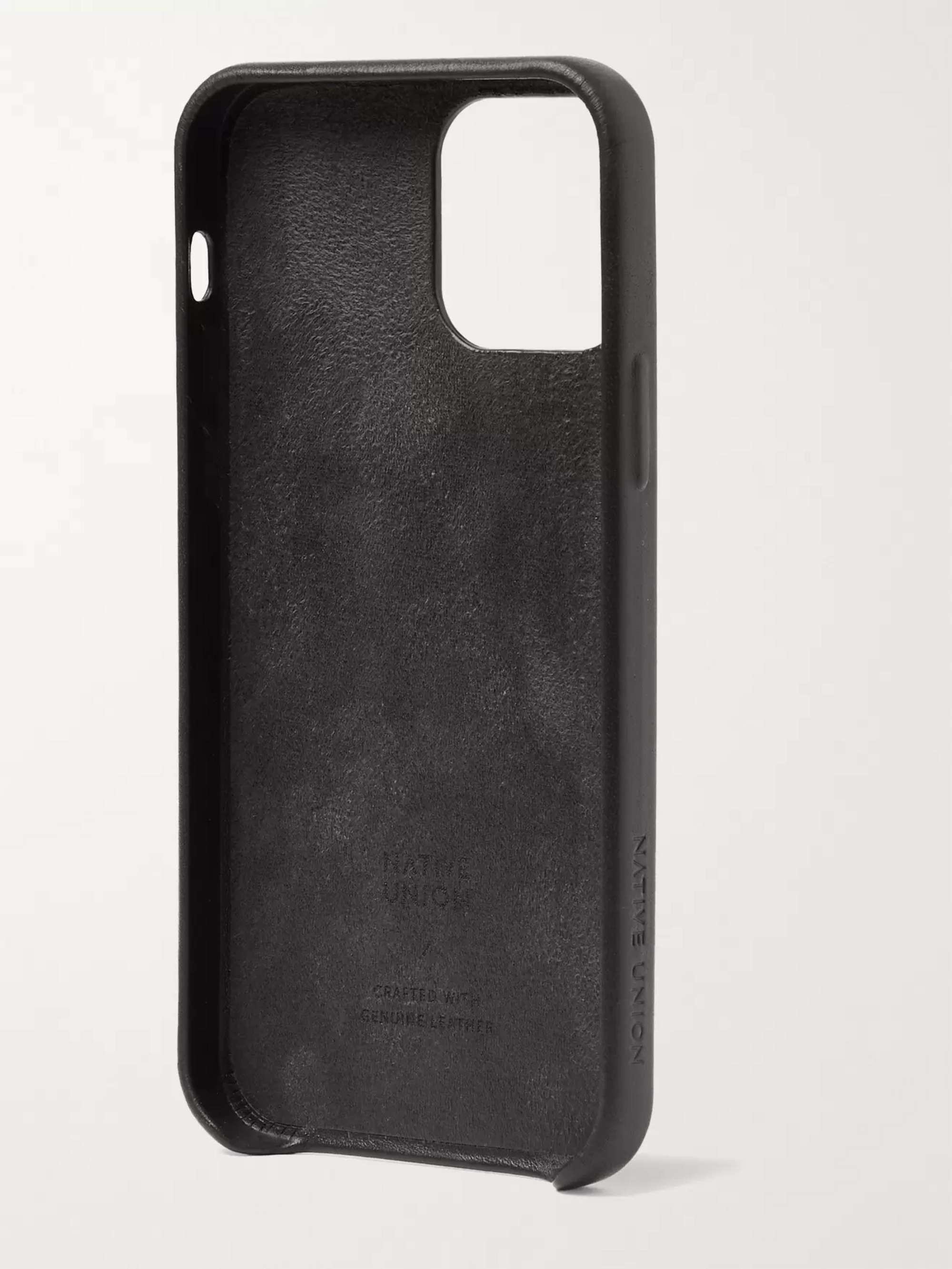 NATIVE UNION Clic Classic Leather iPhone 12 Case