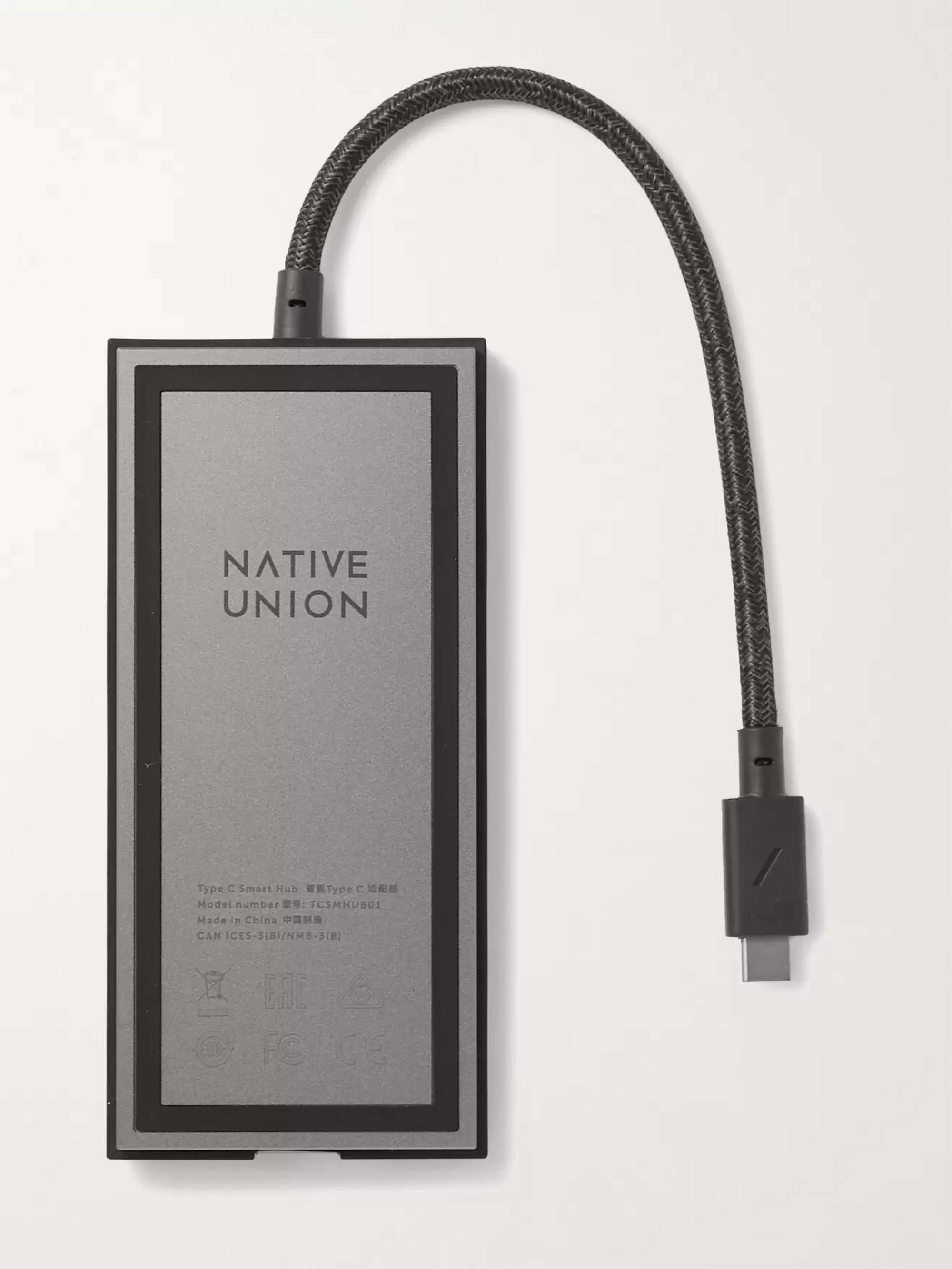 NATIVE UNION USB-C Aluminium and Silicone Smart Hub