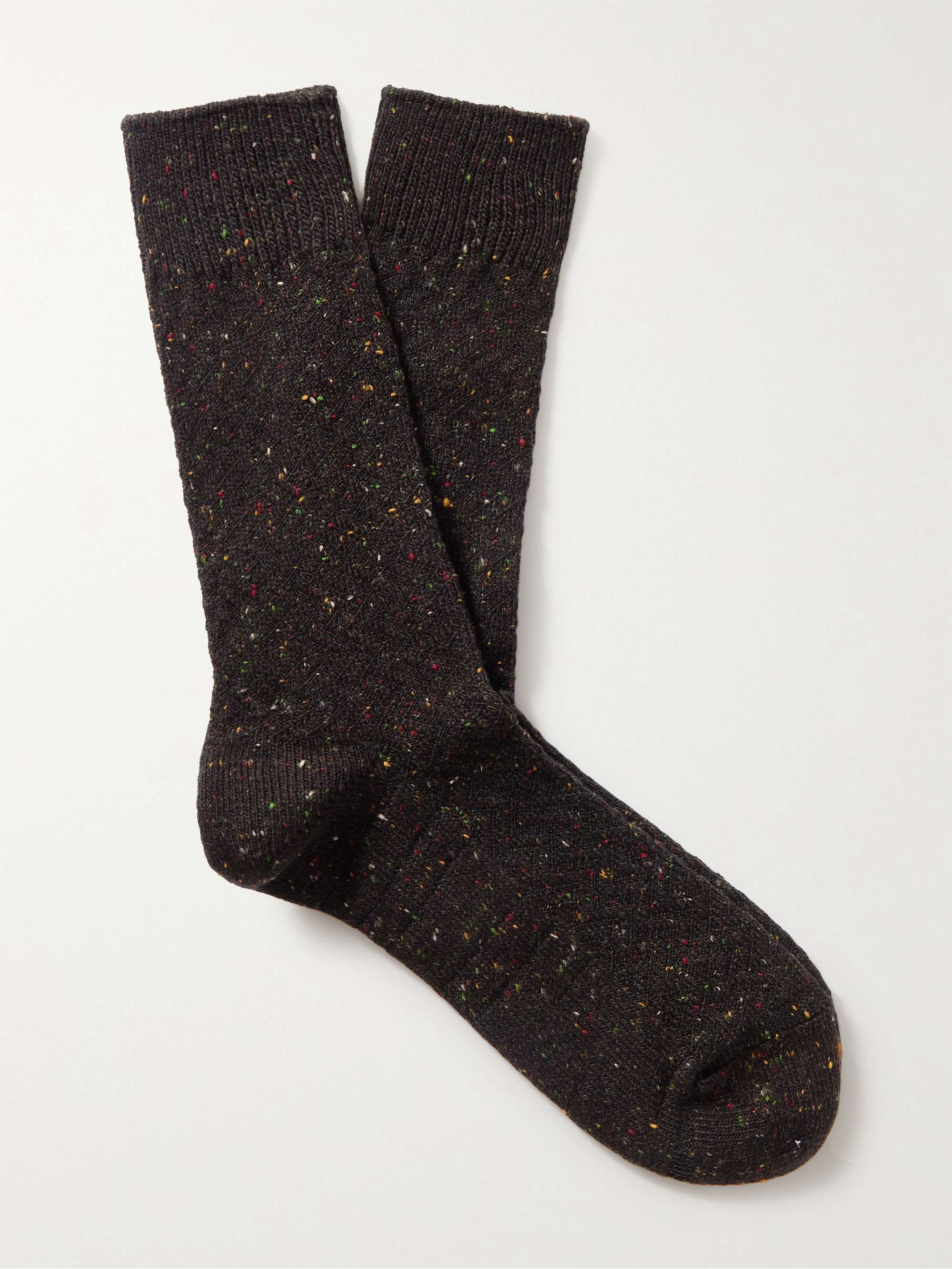 MR P. Donegal Stretch-Knit Socks