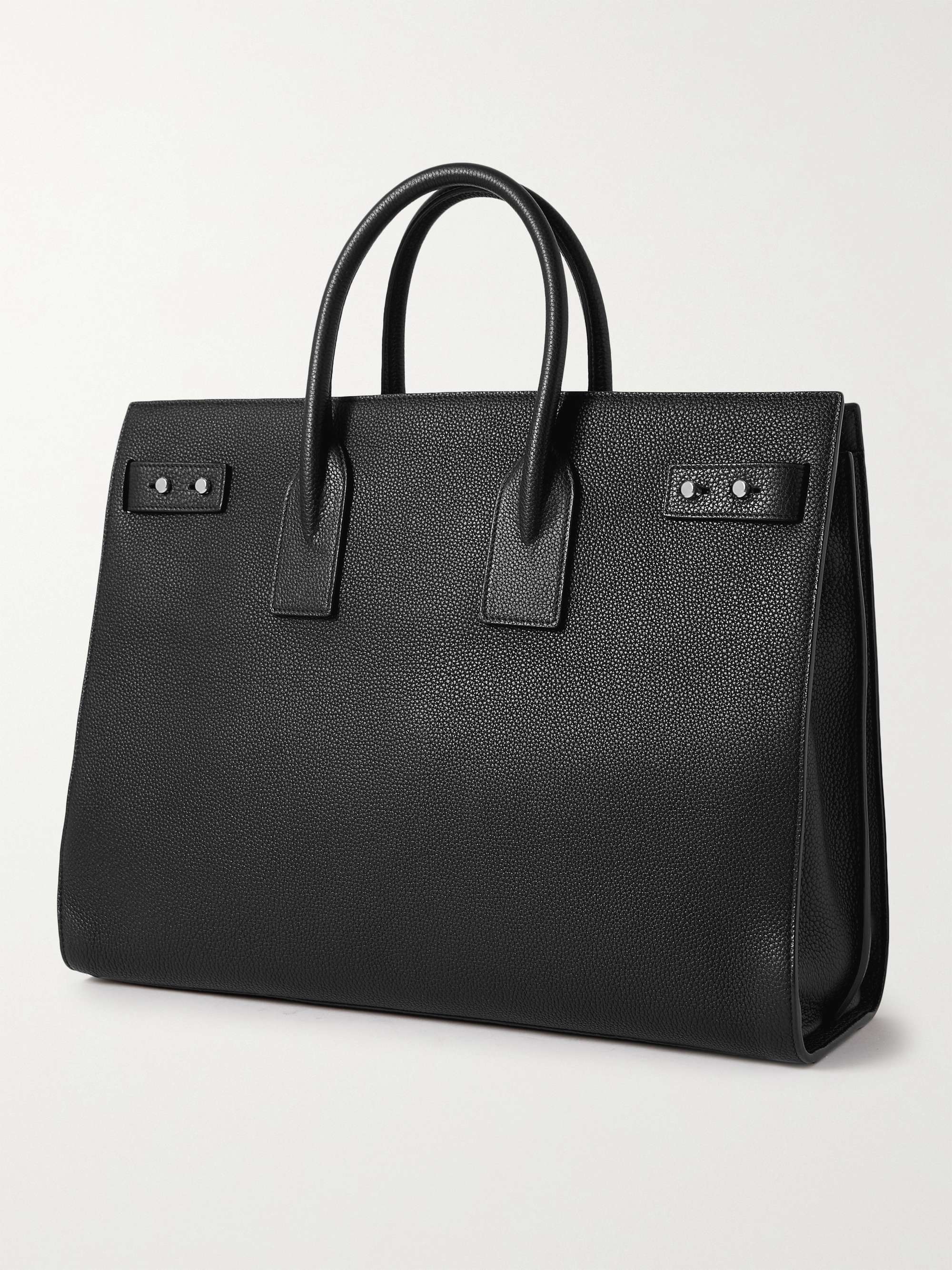 Black Sac de Jour Large Full-Grain Leather Tote Bag | SAINT LAURENT ...