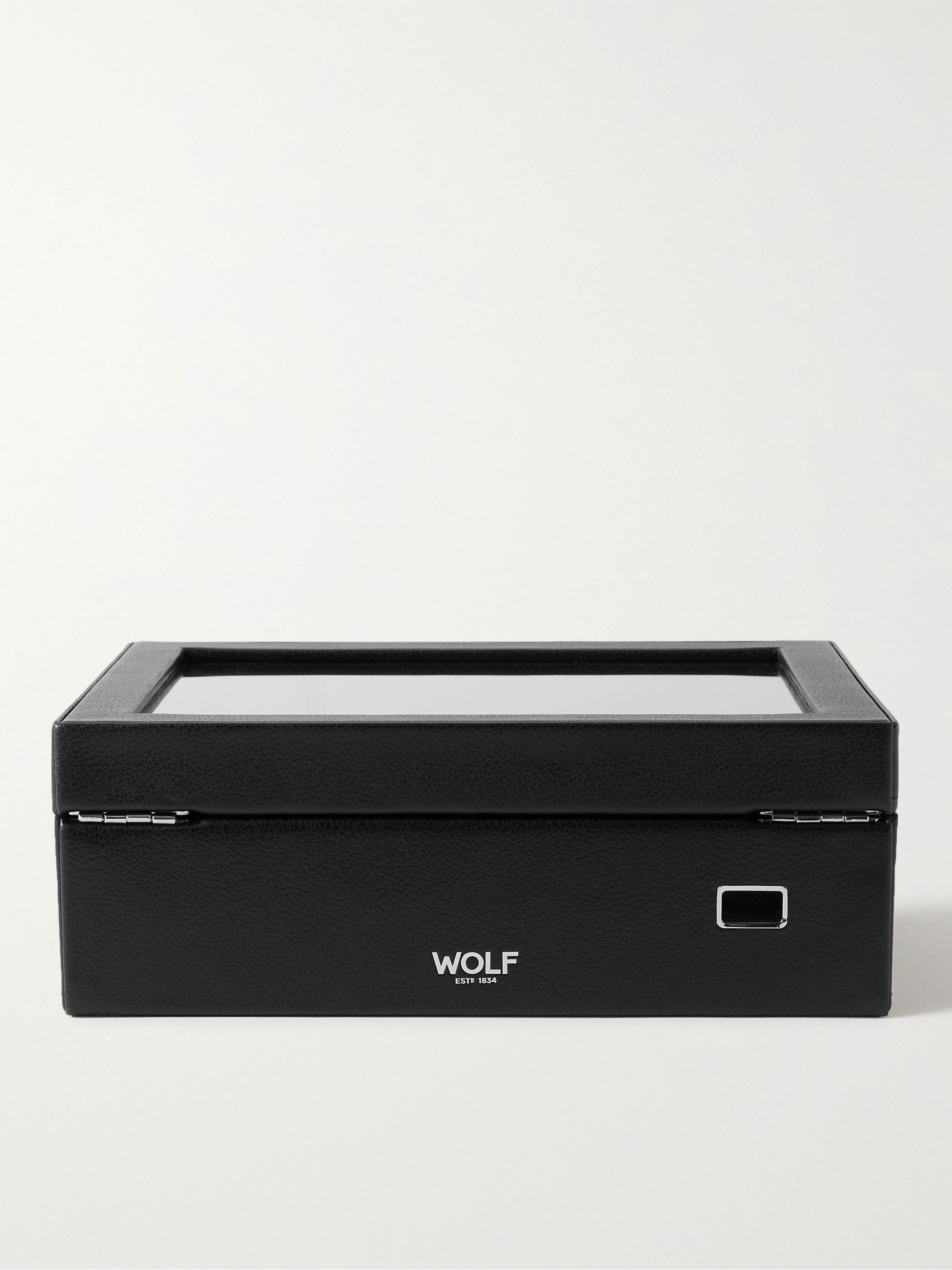WOLF Viceroy Full-Grain Vegan Leather Eight-Piece Watch Box