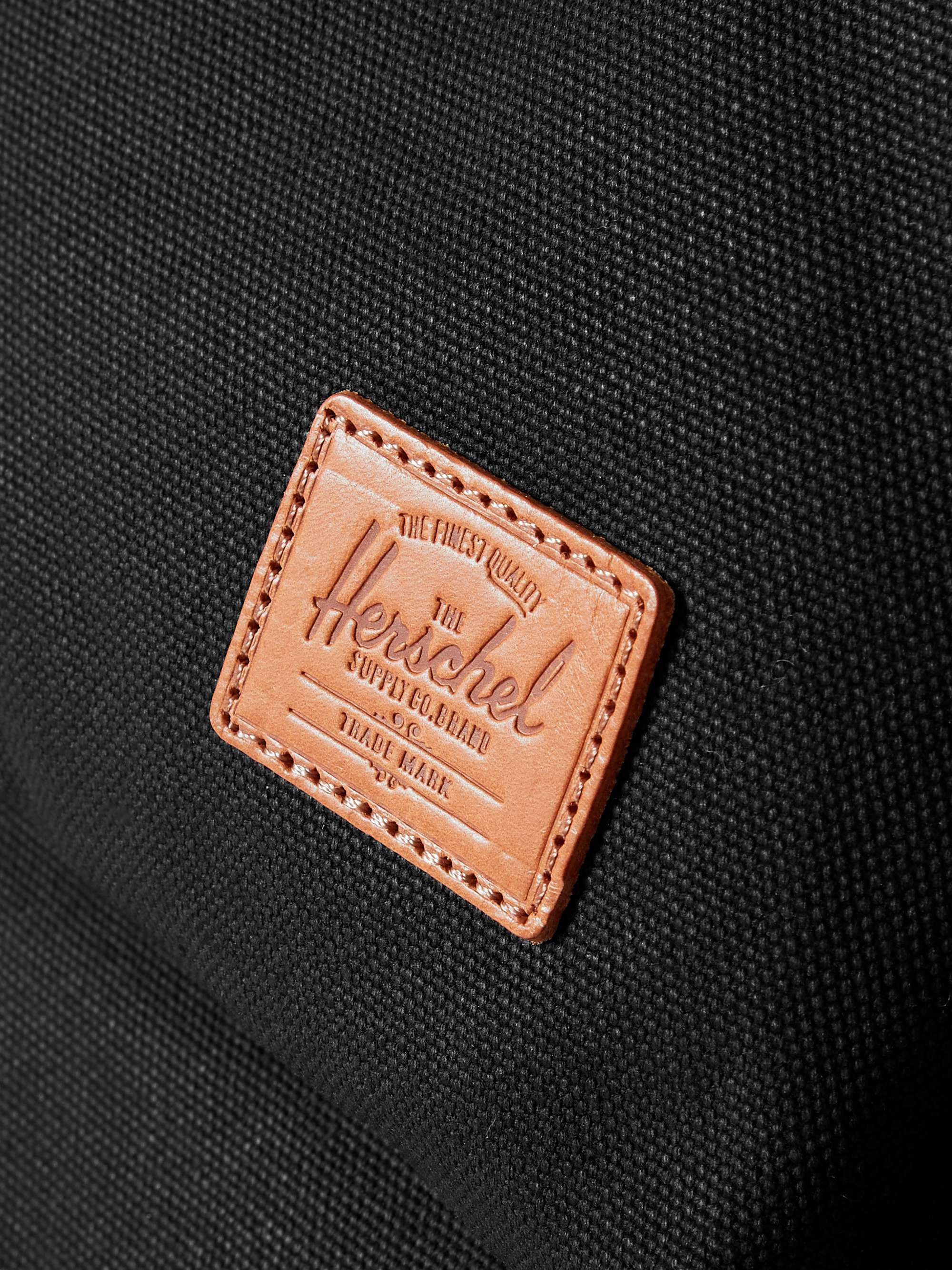 HERSCHEL SUPPLY CO Logo-Appliquéd Cotton-Canvas Backpack
