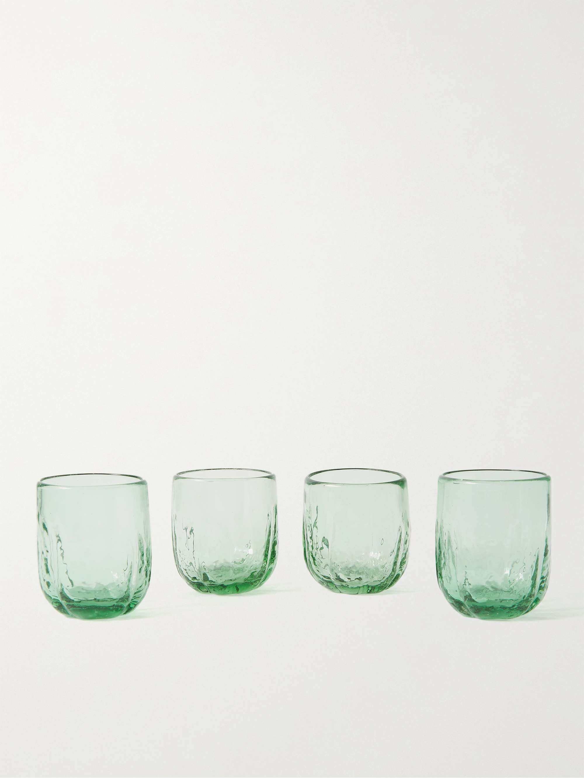 GENERAL ADMISSION Cactus Set of Four Recycled Glass Cups