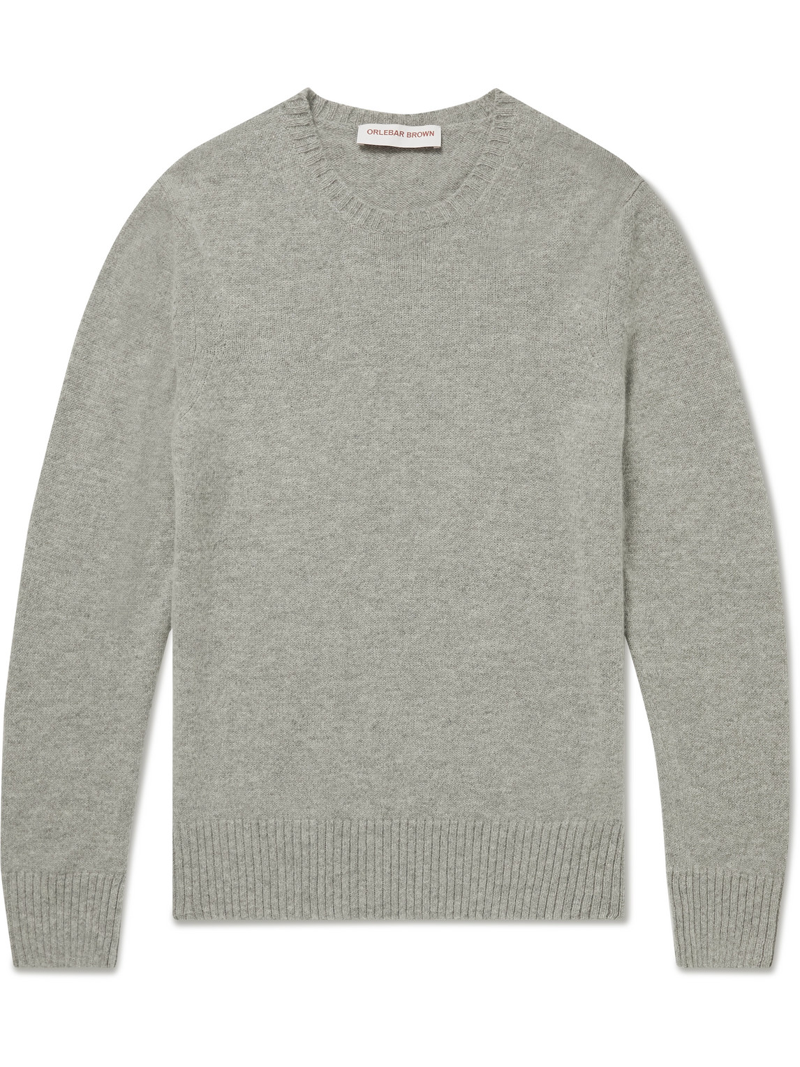 Orlebar Brown Lorca Alpaca-blend Sweater In Gray