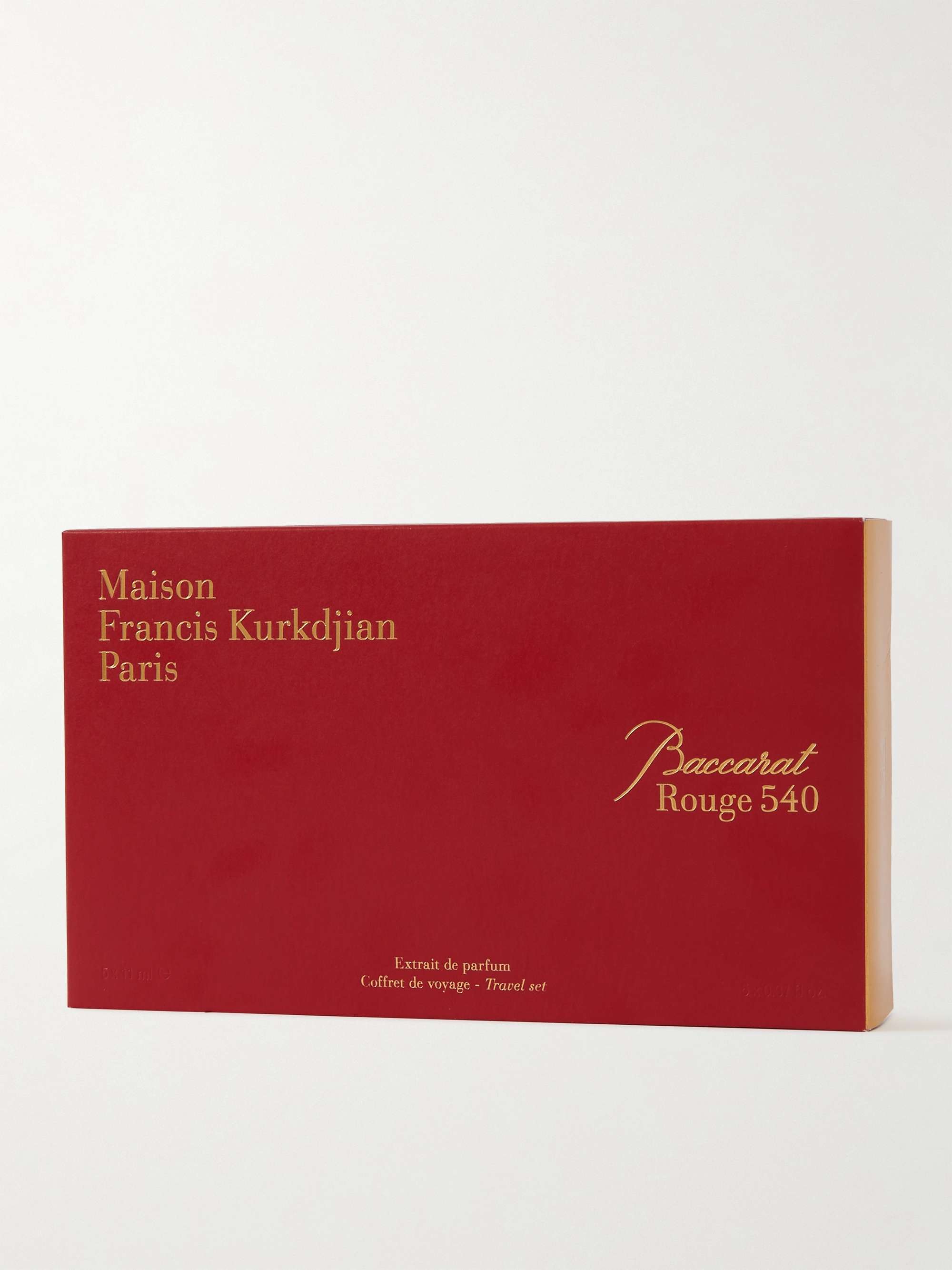 MAISON FRANCIS KURKDJIAN Baccarat Rouge 540 Extrait Travel Set, 5 x 11ml