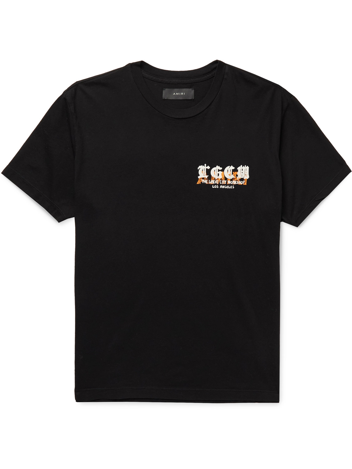 TGCW Printed Cotton-Jersey T-Shirt