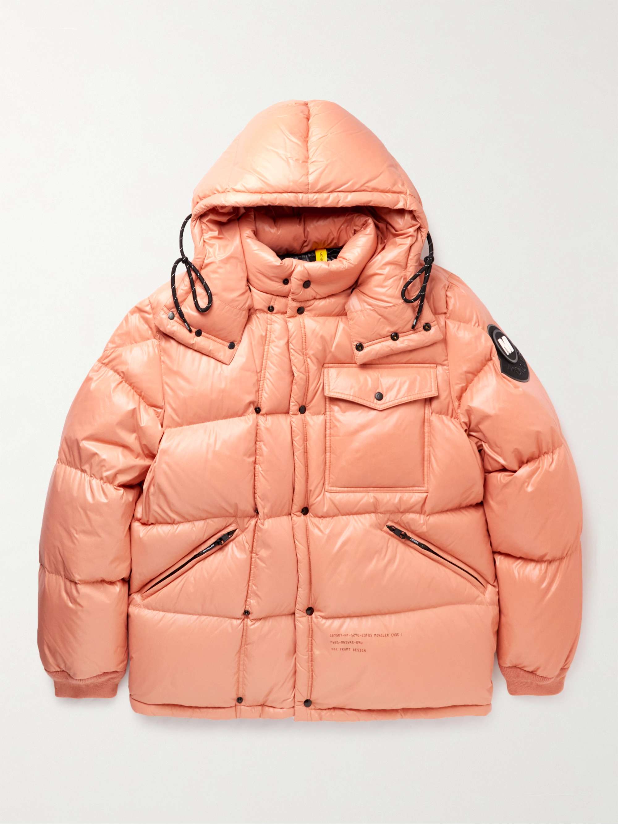 7 Moncler Fragment Anthemyx Quilted Shell Hooded Down Jacket
