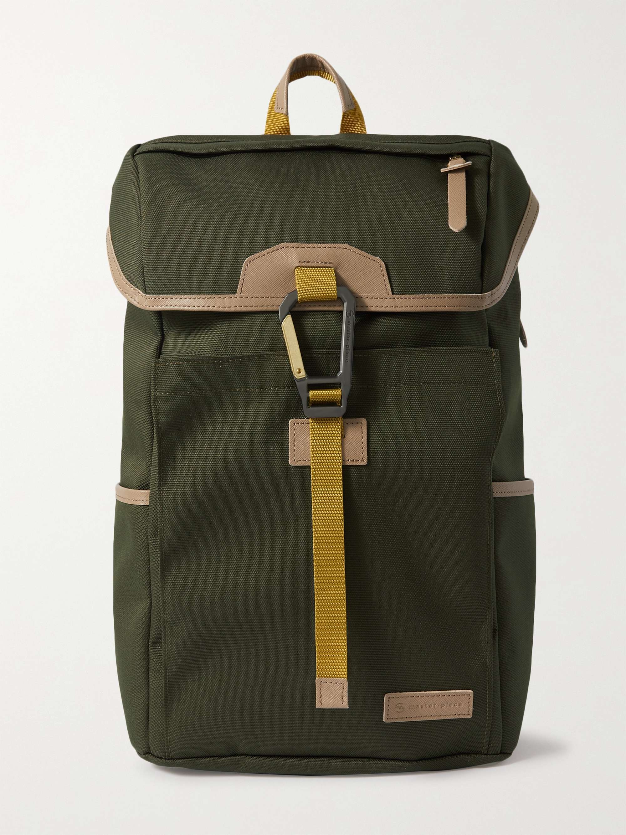 MASTER-PIECE Link v2 Leather-Trimmed CORDURA Backpack
