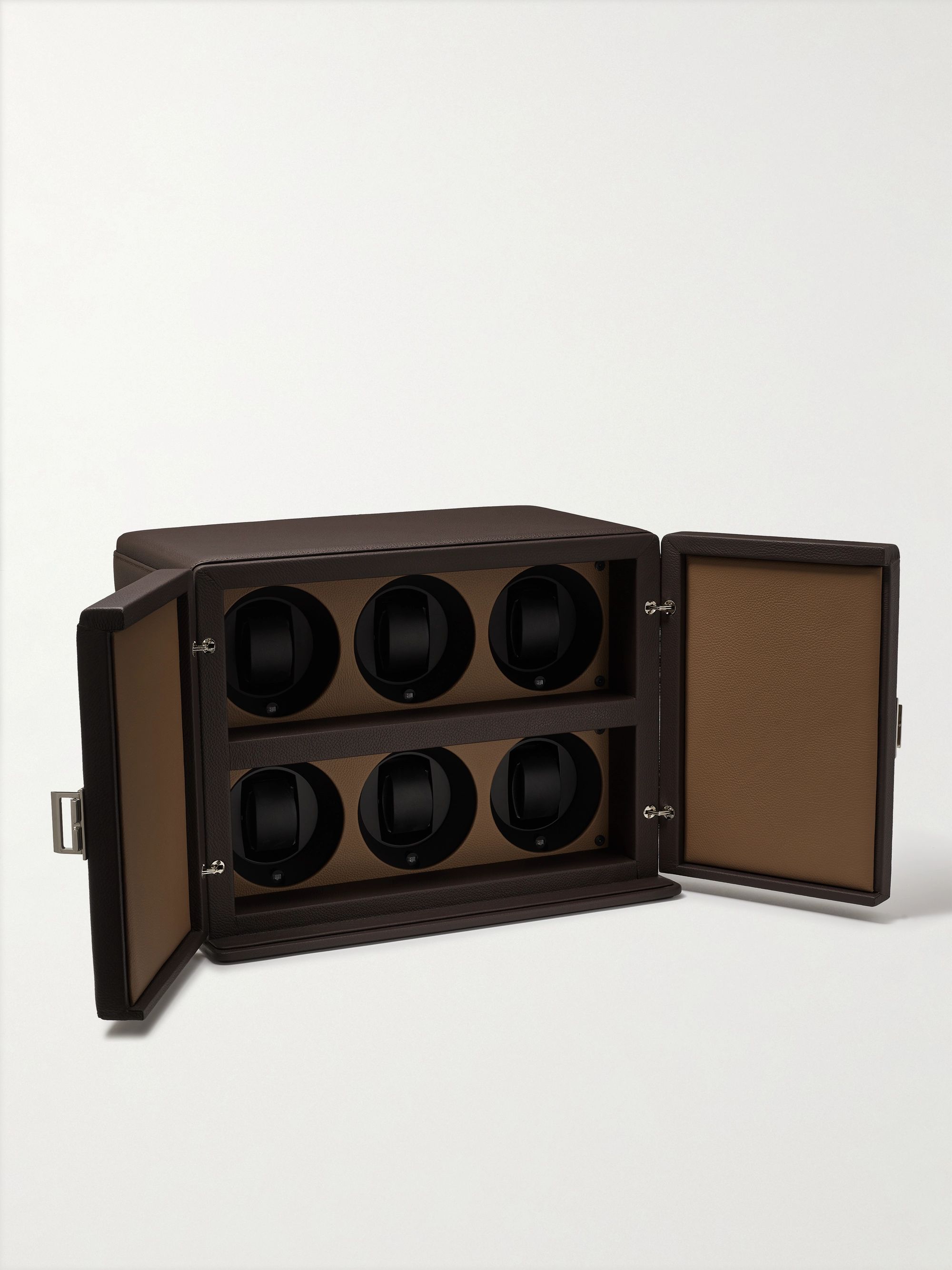SCATOLA DEL TEMPO Rotore 6 Leather Six Watch Winder