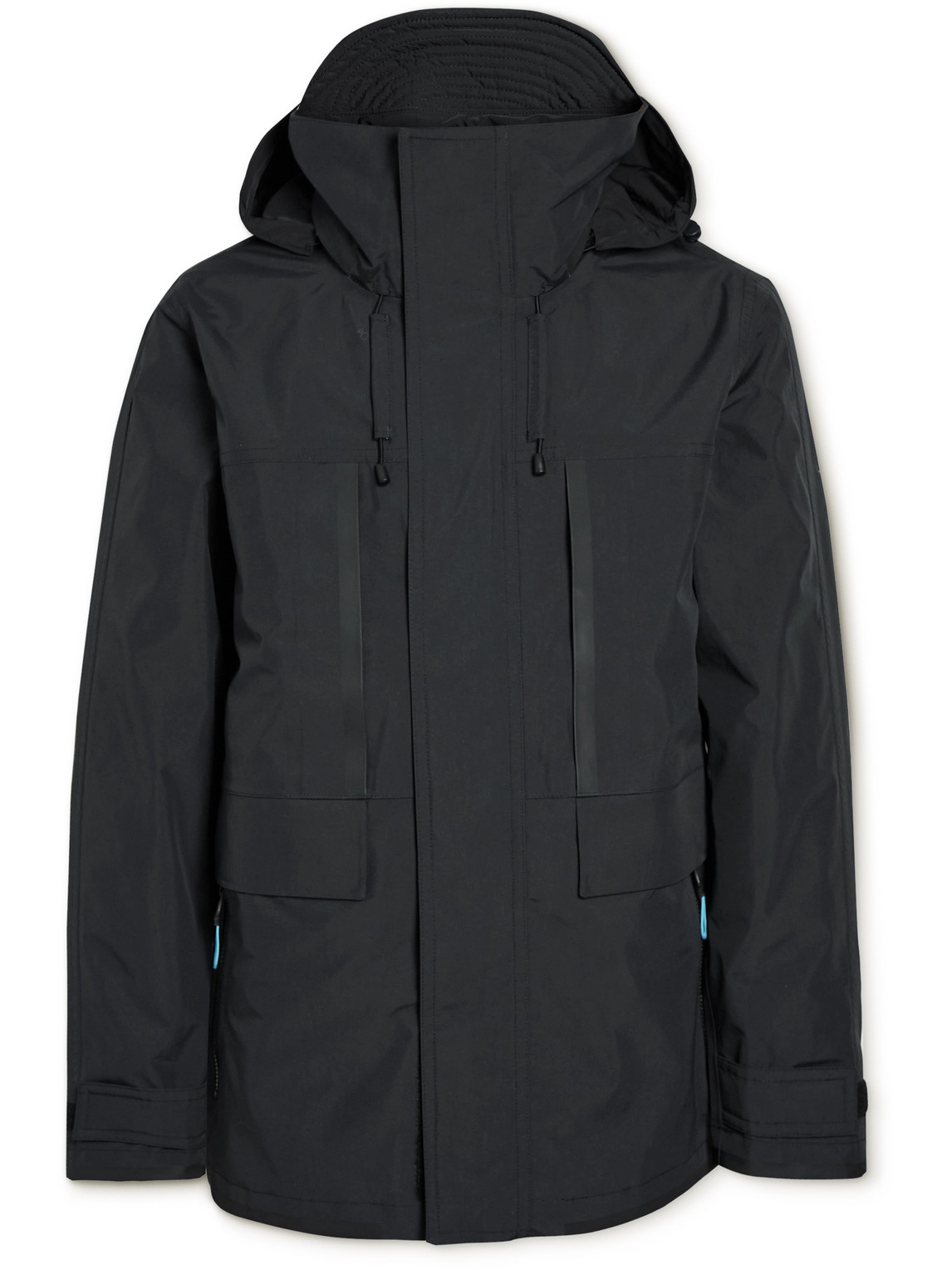 Orlebar Brown Downtown Capsule Langston Shell Jacket With Detachable Quilted Liner In Black