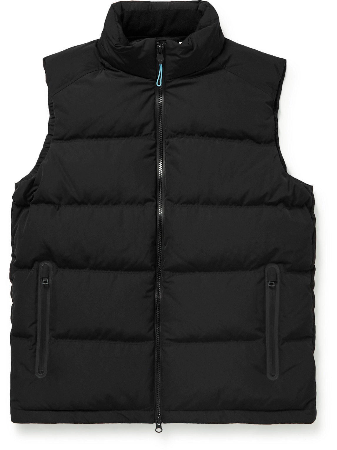 Orlebar Brown Downtown Capsule Sommers Quilted Padded Shell Down Gilet In Black
