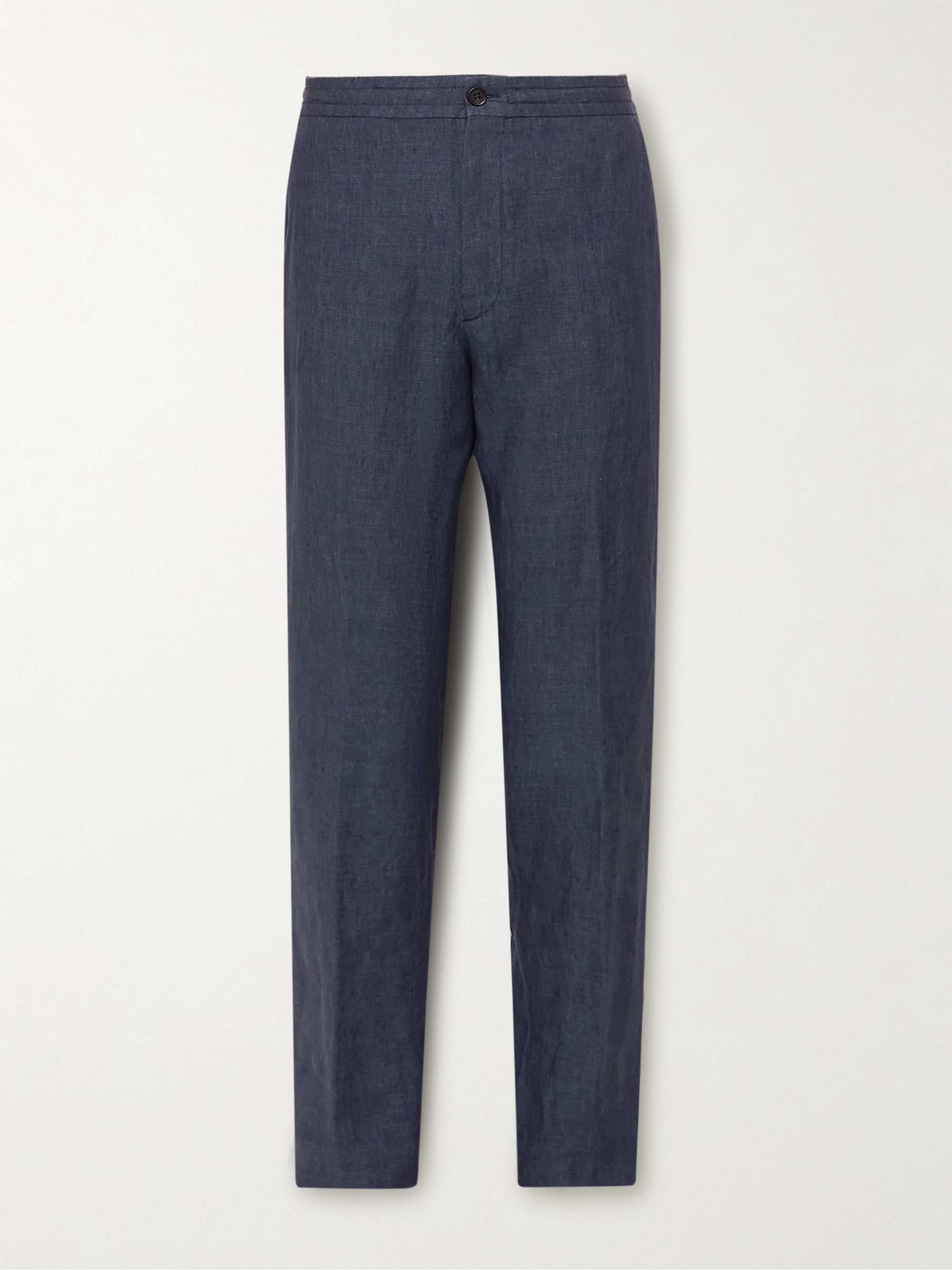 ZEGNA Slim-Fit Linen Trousers