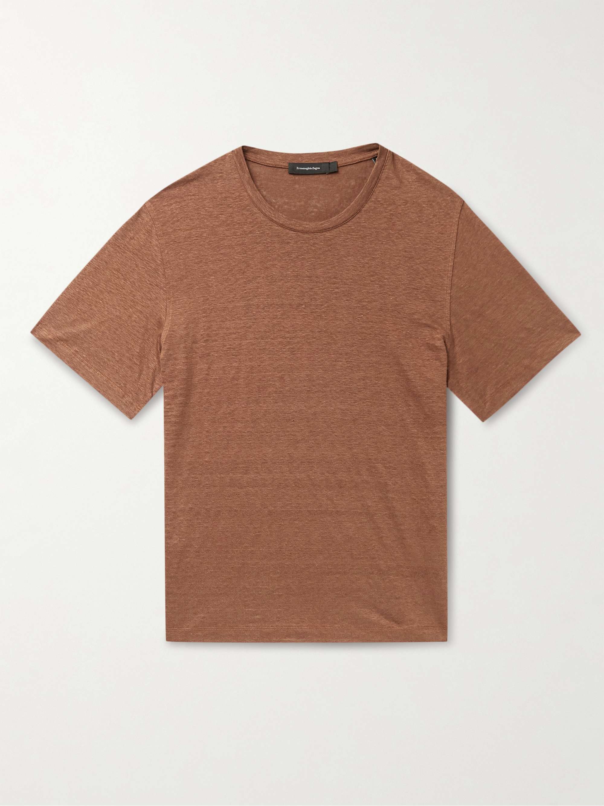 ERMENEGILDO ZEGNA Linen T-Shirt