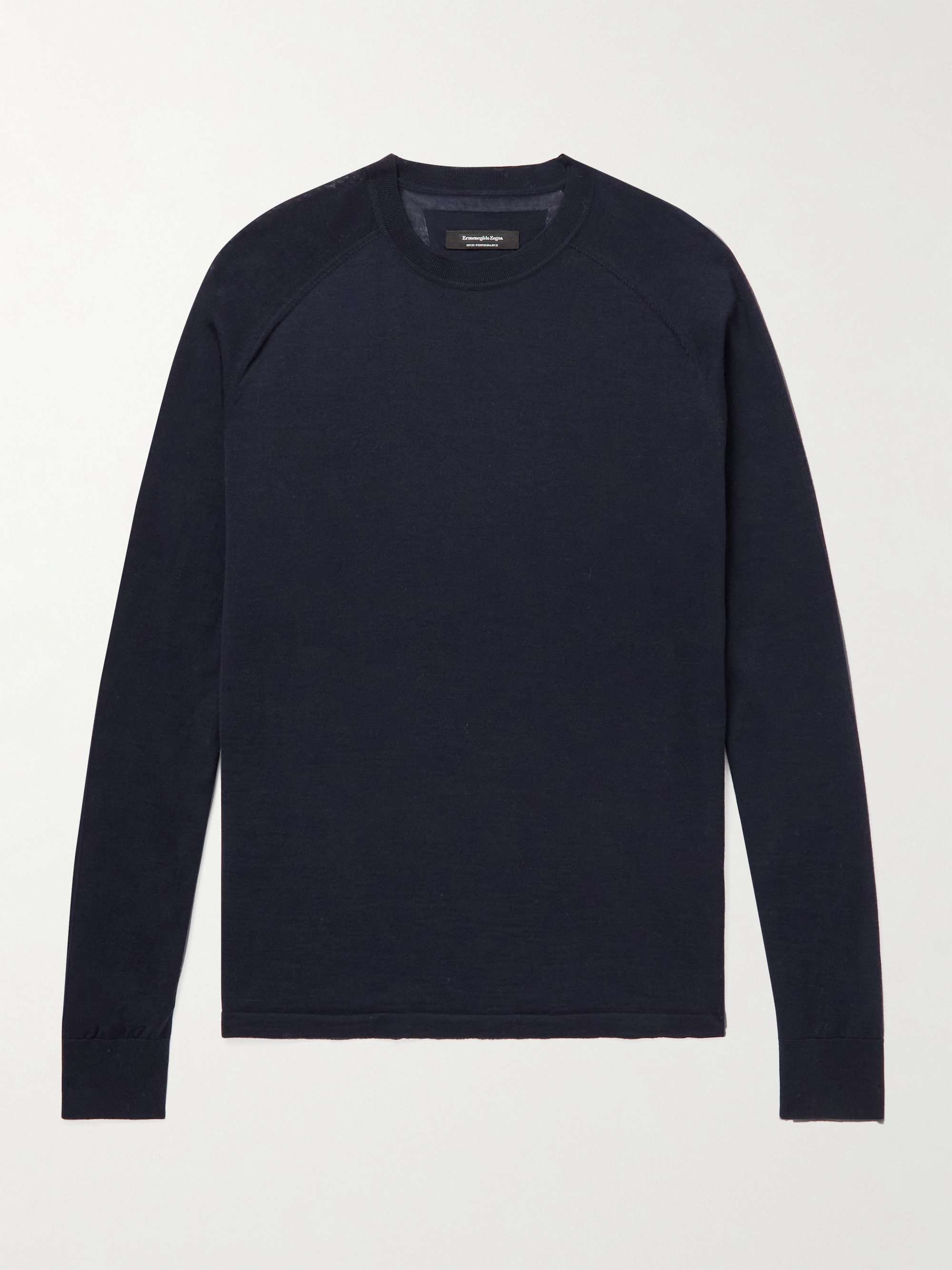ZEGNA Wool-Jersey Sweatshirt