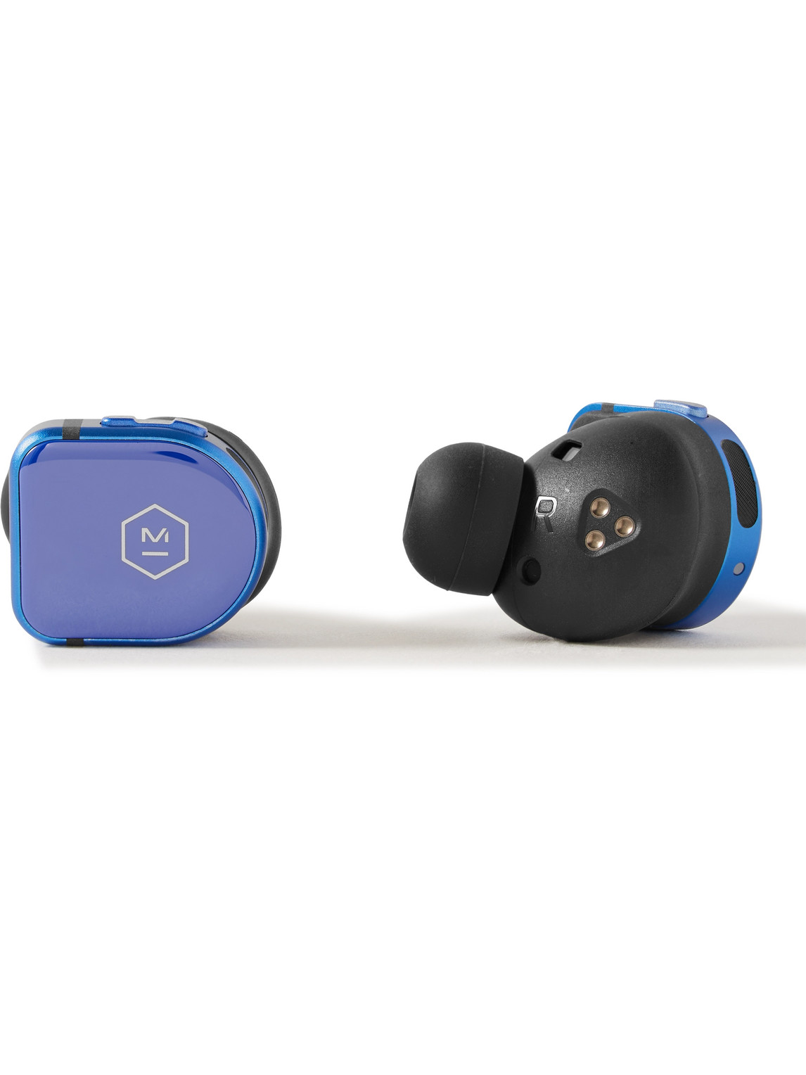 Master & Dynamic Mw08 True Wireless Ceramic In-ear Headphones In Blue