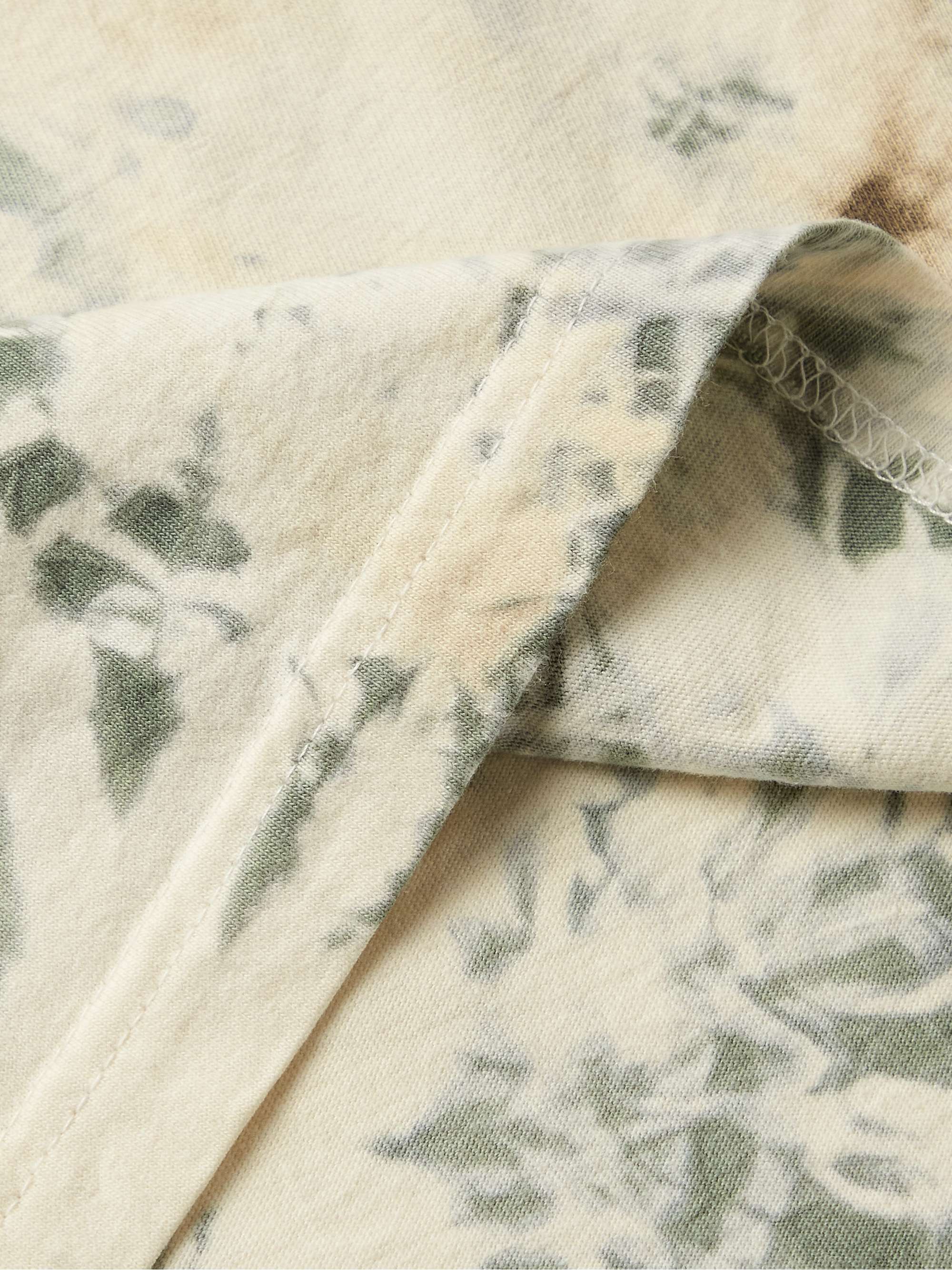 KAPITAL Printed Tie-Dyed Cotton-Jersey T-Shirt