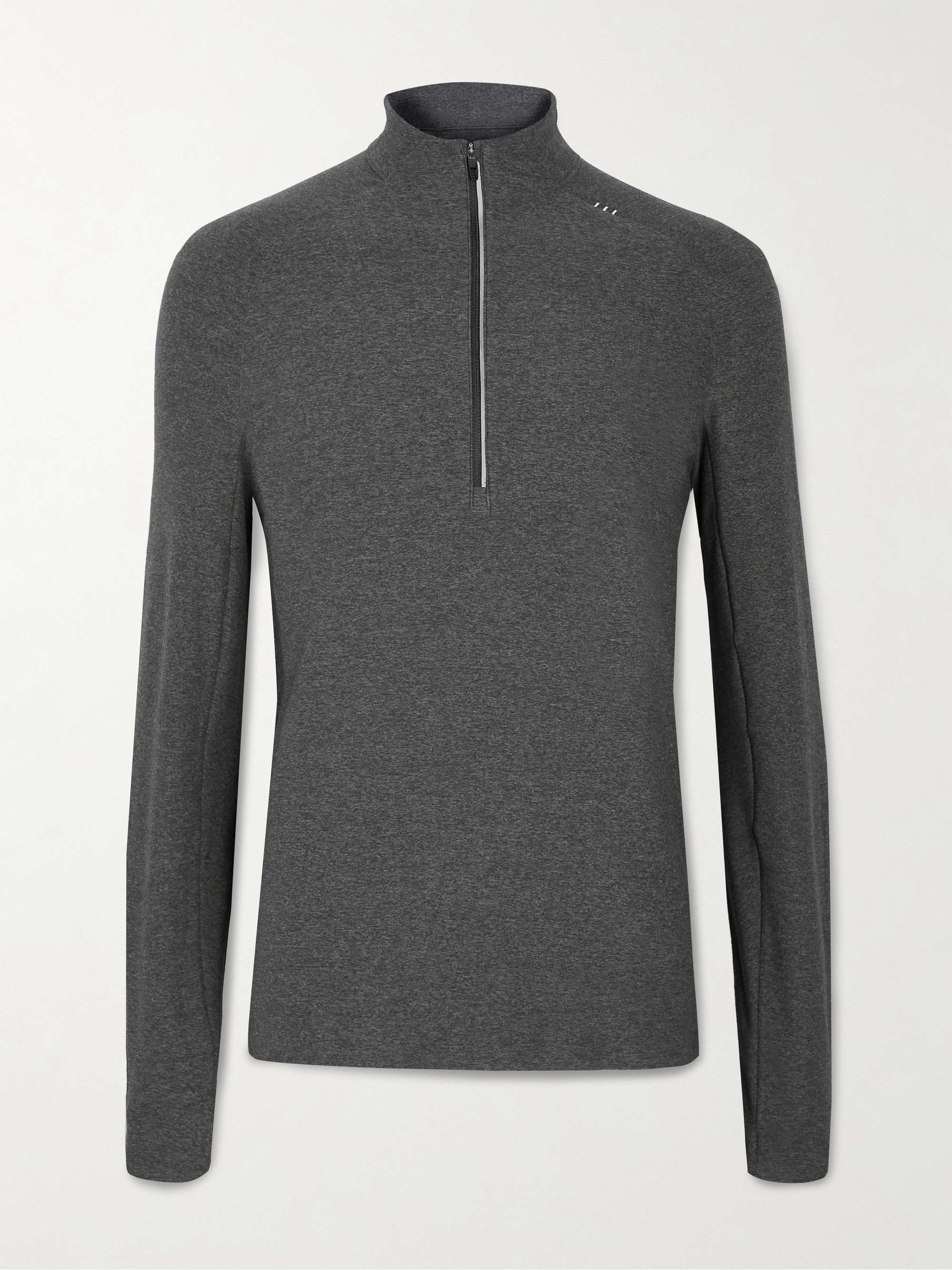 LULULEMON Surge Warm Recycled Nylon-Blend Jersey Half-Zip Sweatshirt
