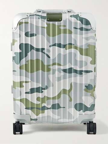 RIMOWA Original Cabin 55cm Camouflage-Print Aluminium Carry-On Suitcase