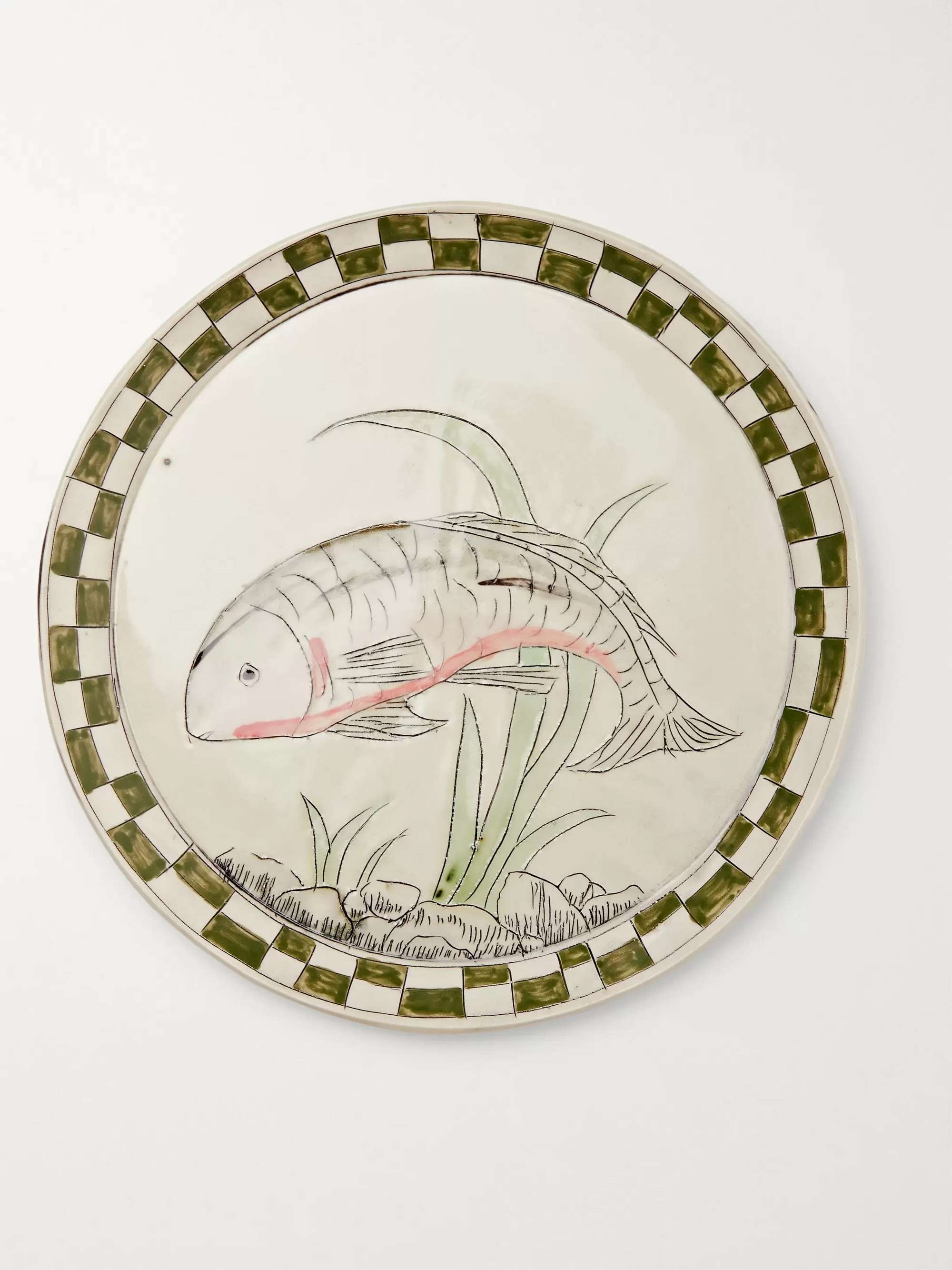 BODE + Botticelli Ceramics Painted Porcelain Plate