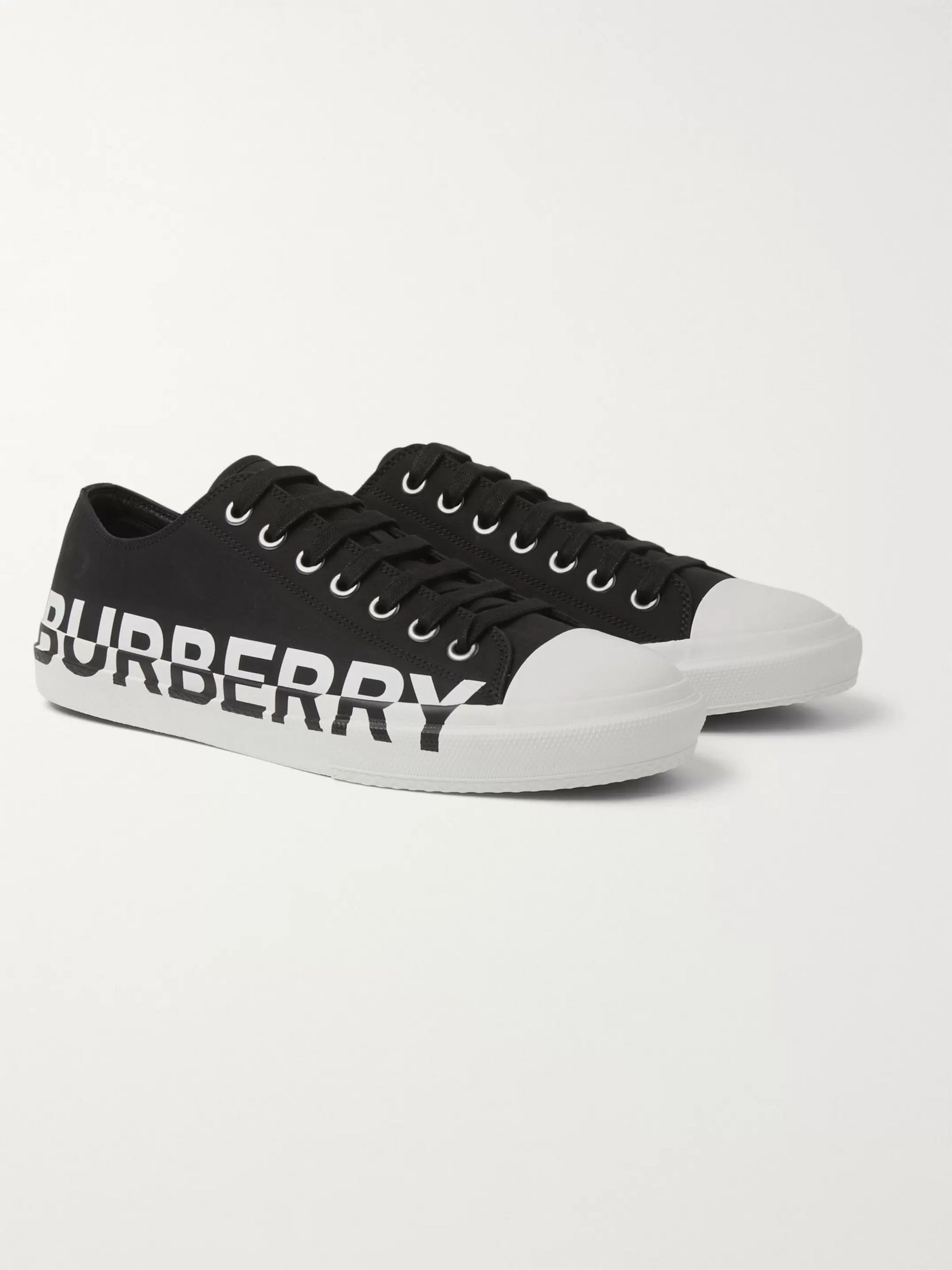 burberry logo sneakers
