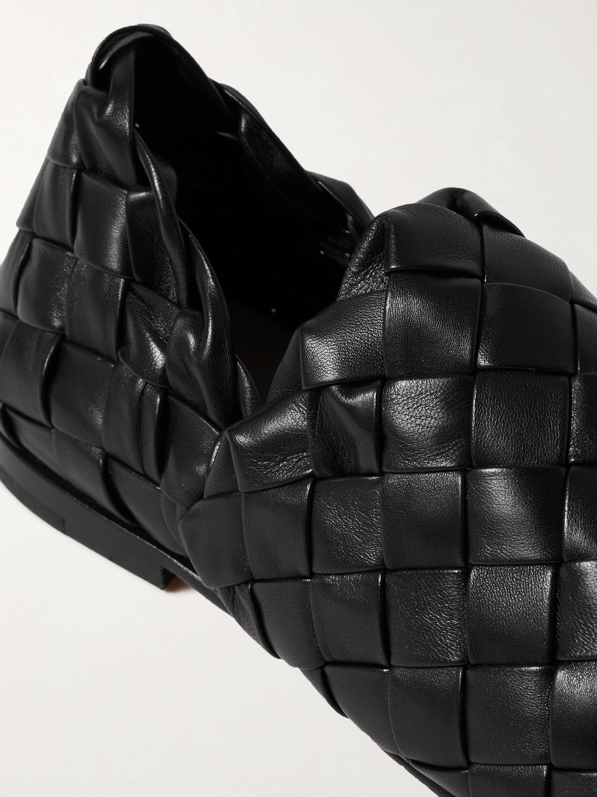 BOTTEGA VENETA Intrecciato Leather Slippers