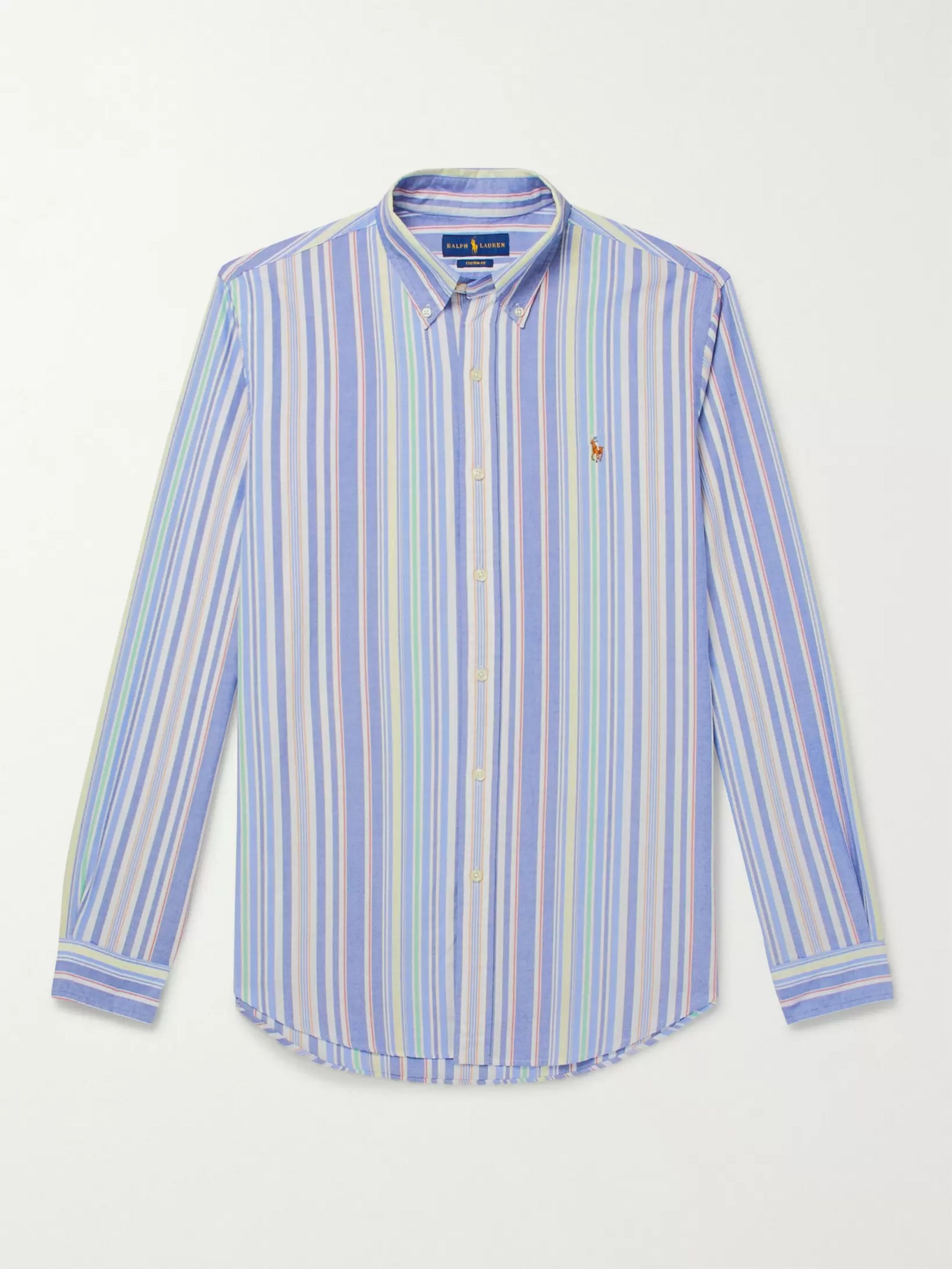 ralph lauren striped cotton shirt