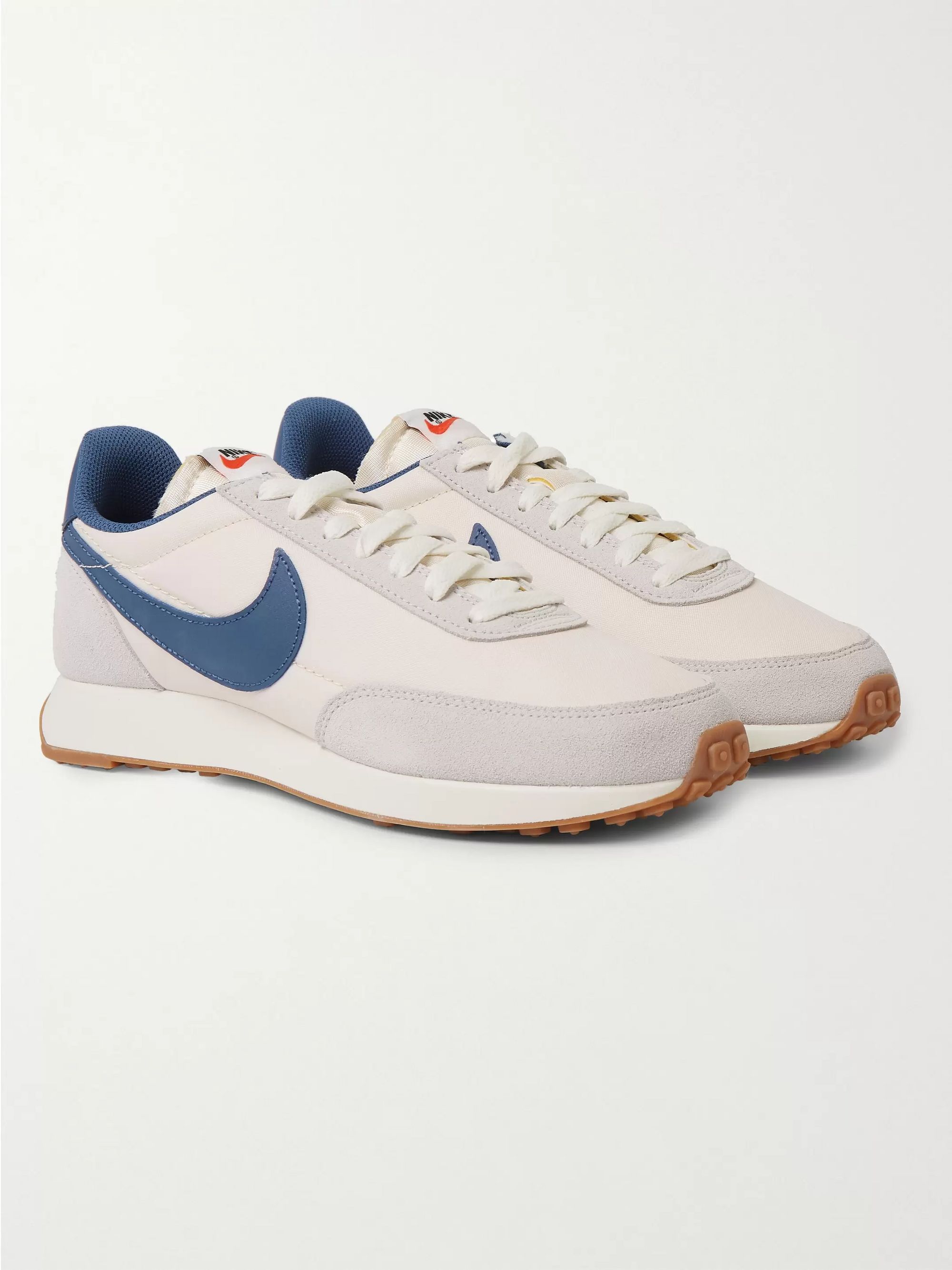 Off-white Air Tailwind 79 Shell, Suede and Leather Sneakers | Nike | MR ...