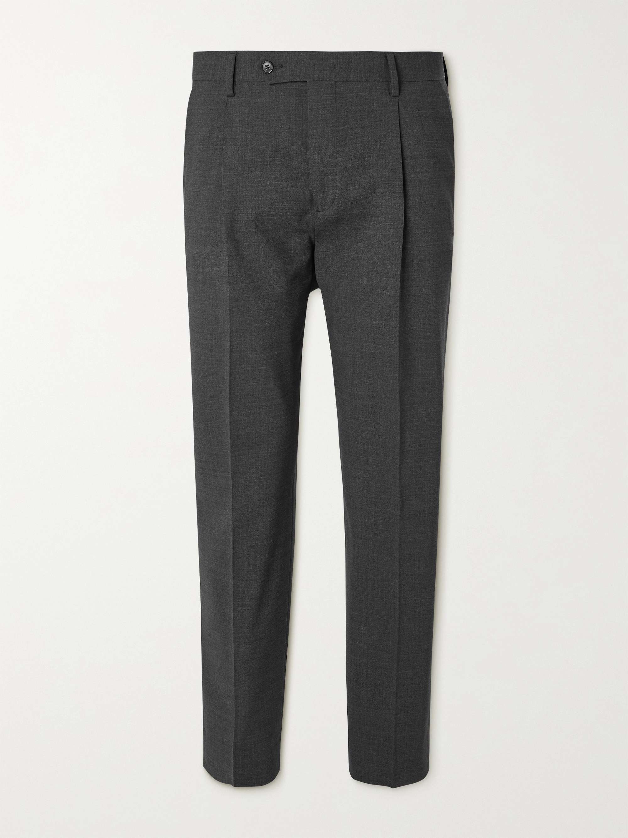 MR P. Tapered Pleated Stretch-Wool Golf Trousers