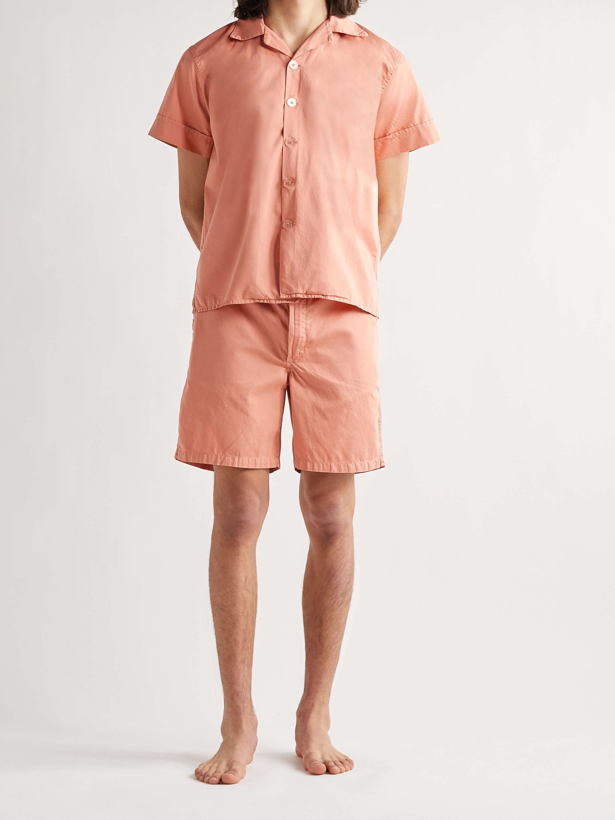 CLEVERLY LAUNDRY Washed-Cotton Pyjama Set