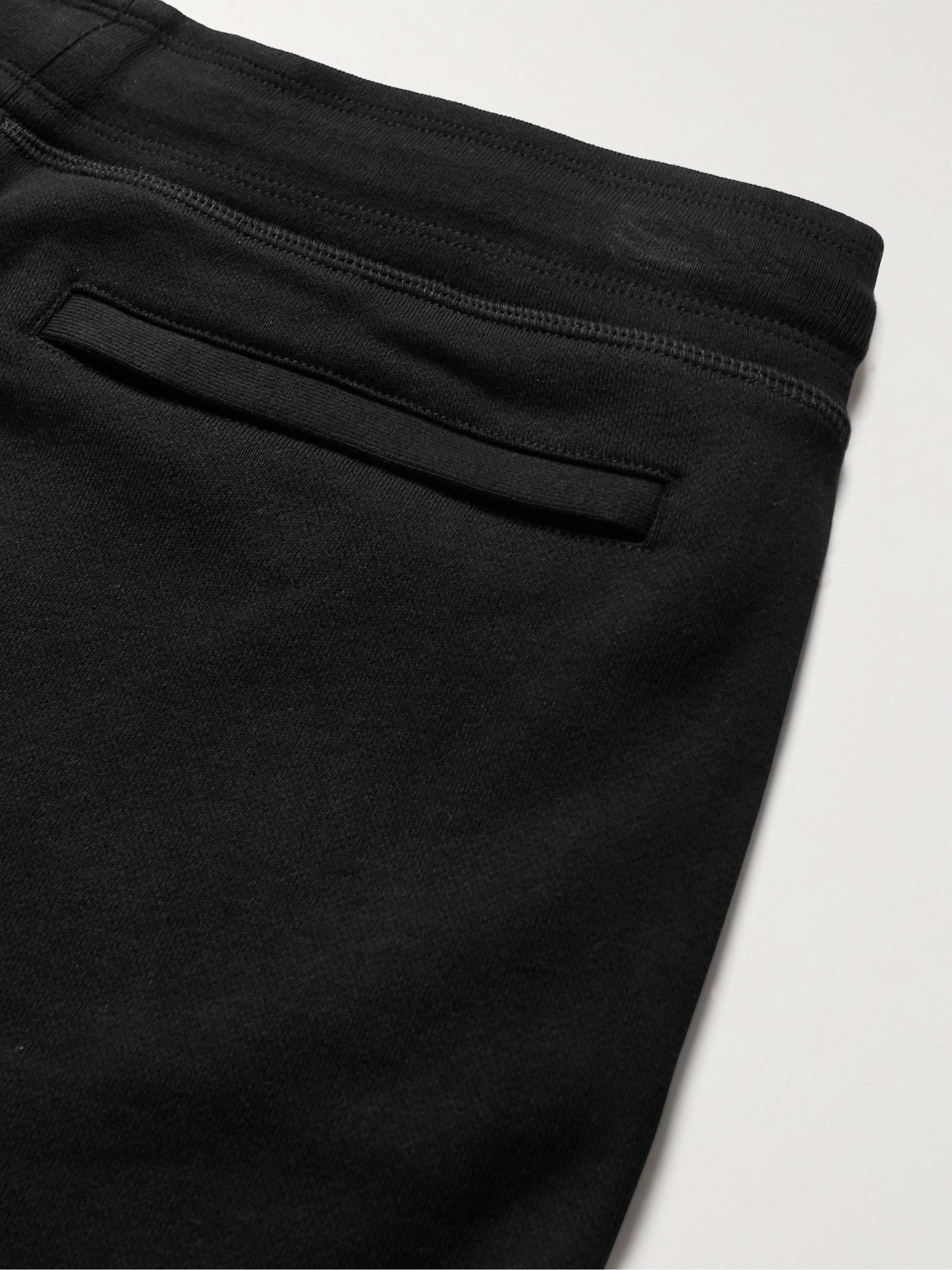 CANADA GOOSE Huron Tapered Logo-Appliquéd Cotton-Jersey Sweatpants