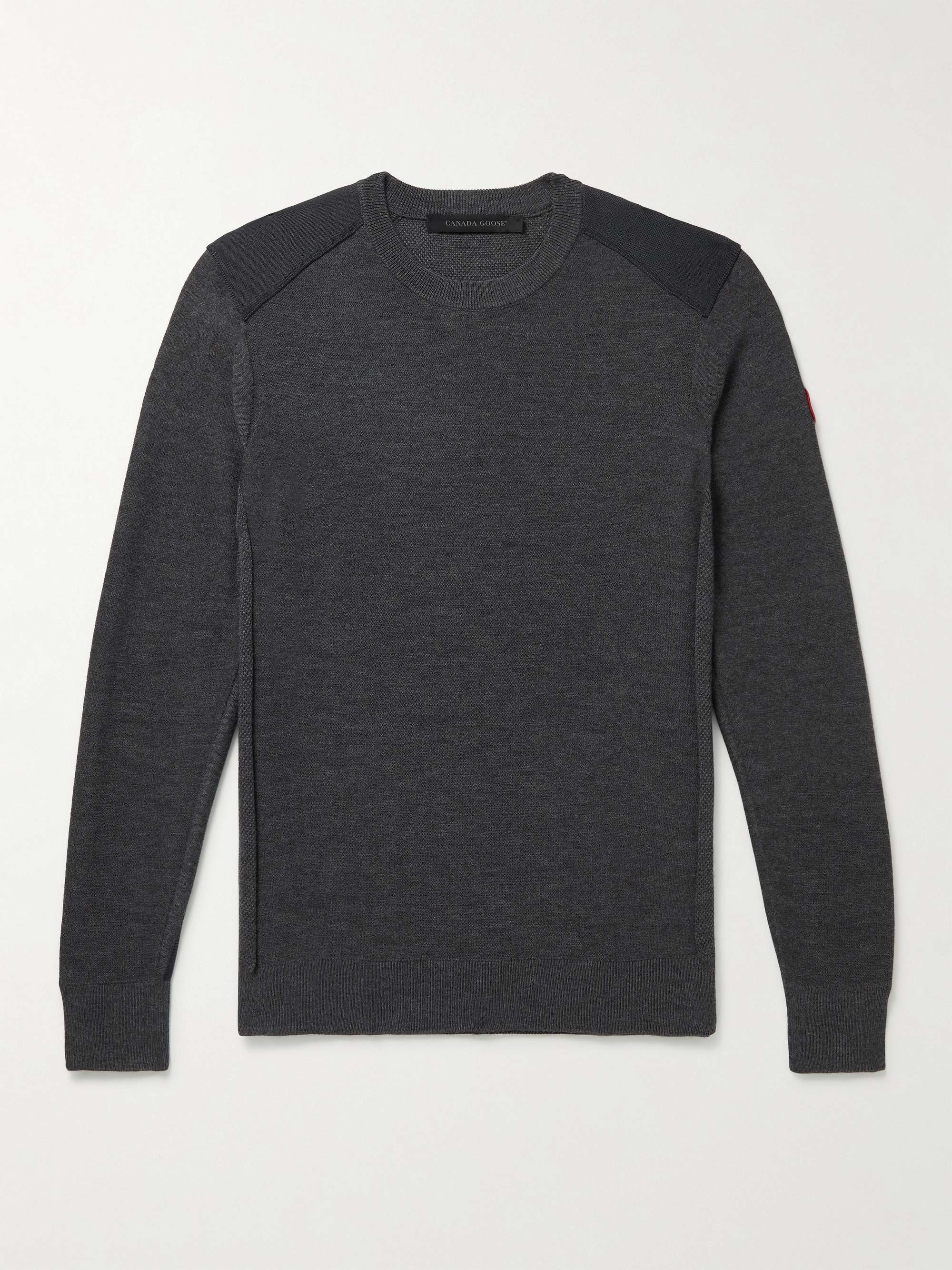 CANADA GOOSE Dartmouth CORDURA-Panelled Merino Wool Sweater