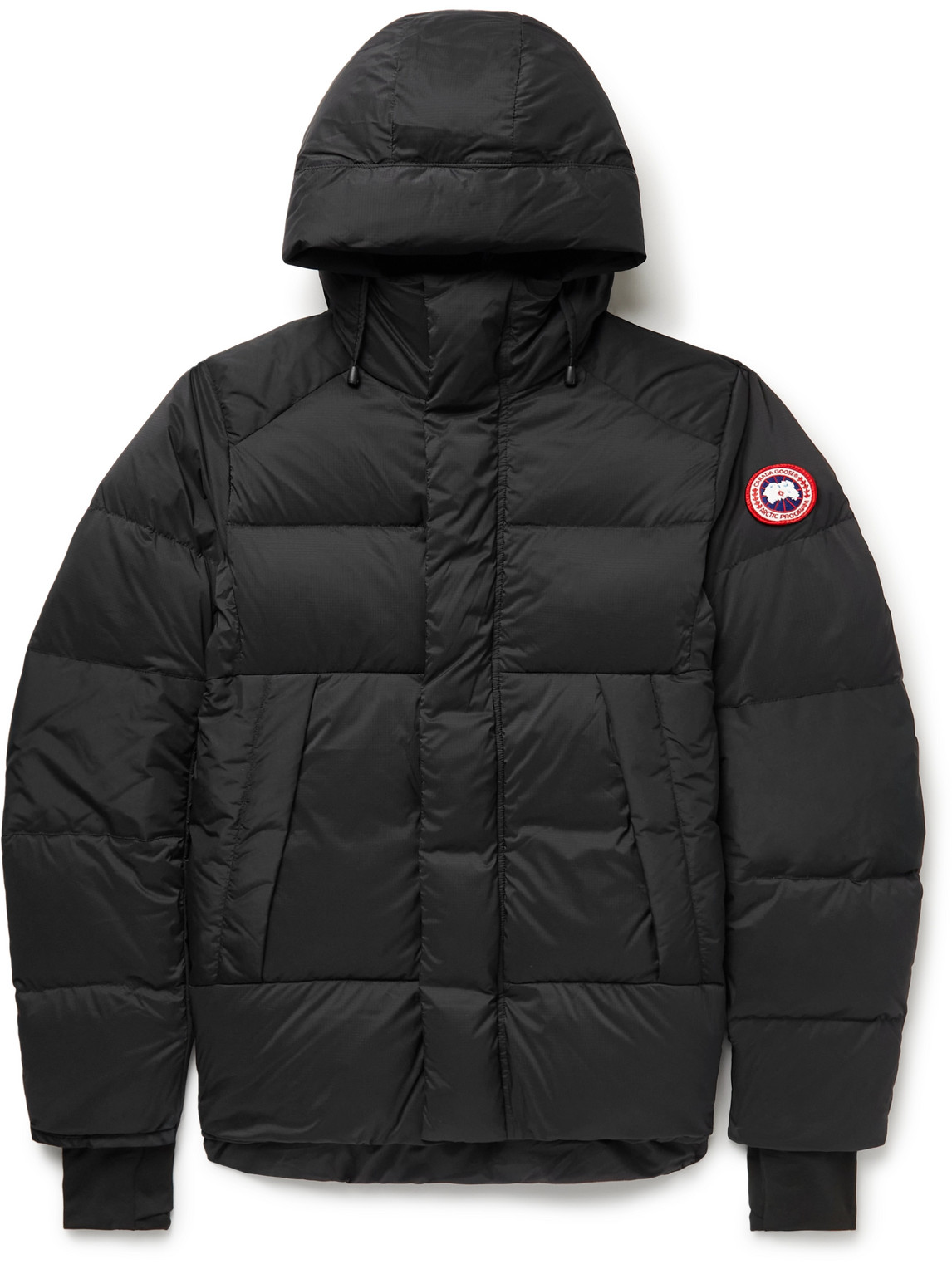 Armstrong Packable Quilted Nylon-Ripstop Hooded Down Jacket