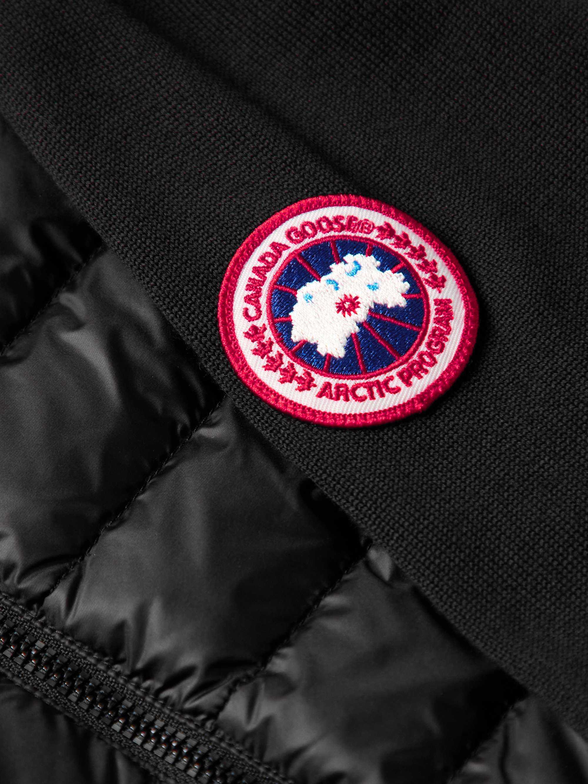 CANADA GOOSE HyBridge Slim-Fit Quilted Down Nylon and Wool Jacket