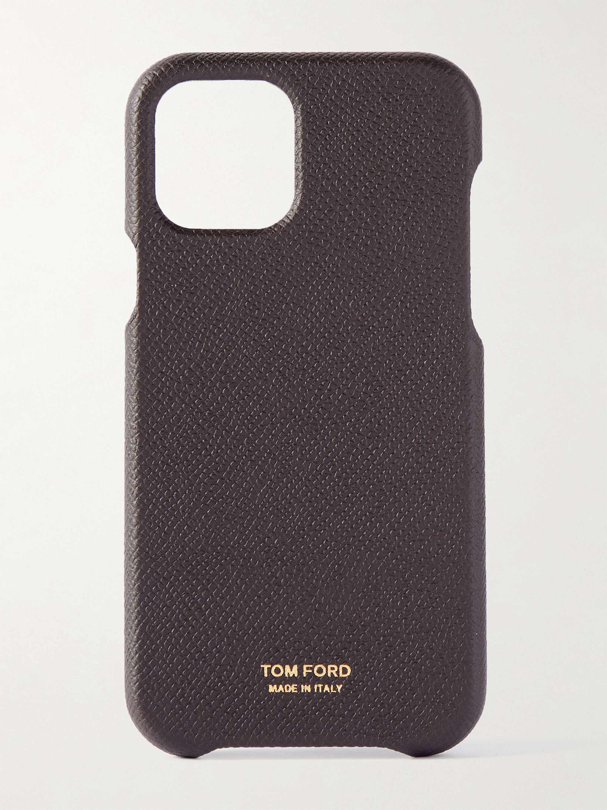 TOM FORD Full-Grain Leather iPhone 12 Pro Case