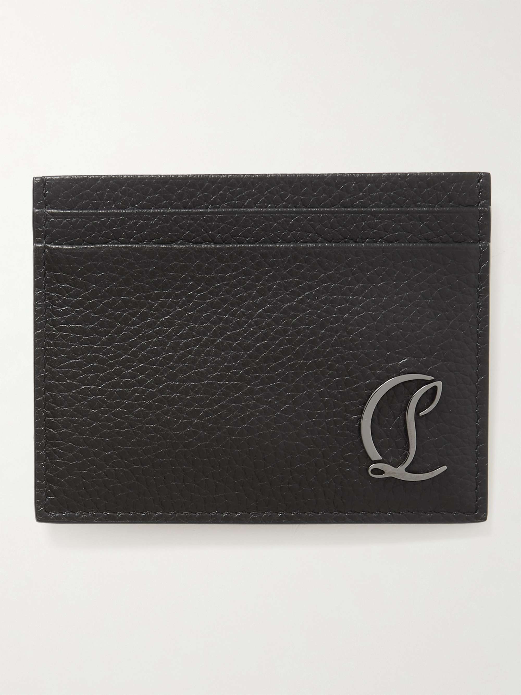 CHRISTIAN LOUBOUTIN Full-Grain Leather Cardholder