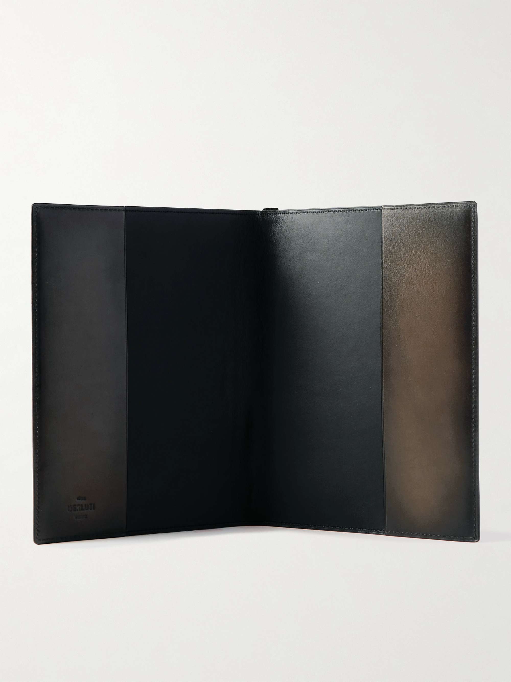 BERLUTI Scritto Venezia Leather Notebook Cover