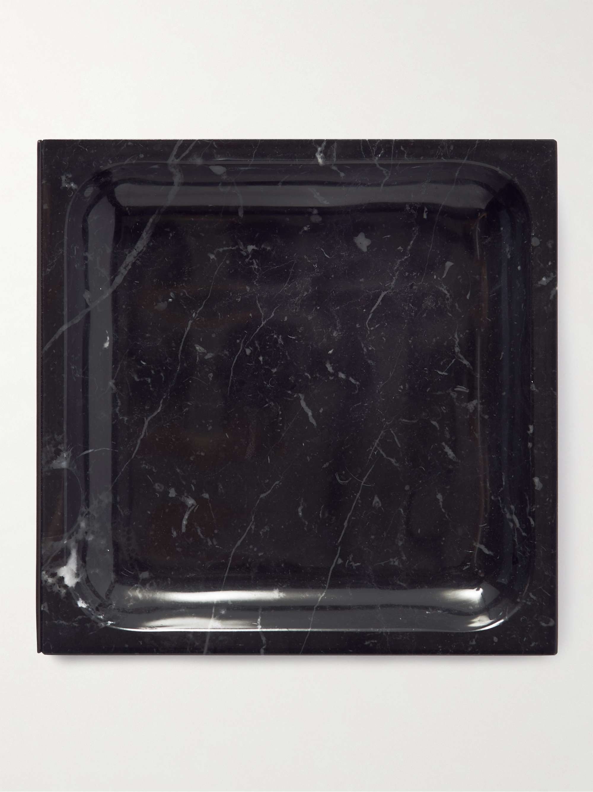 BERLUTI Venezia Leather-Trimmed Marble Tray