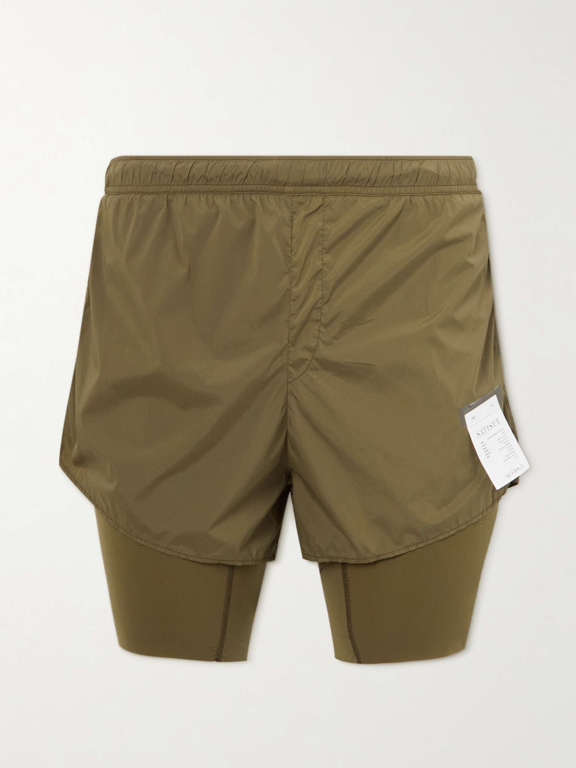 SATISFY Layered TechSilk and Justice Shorts
