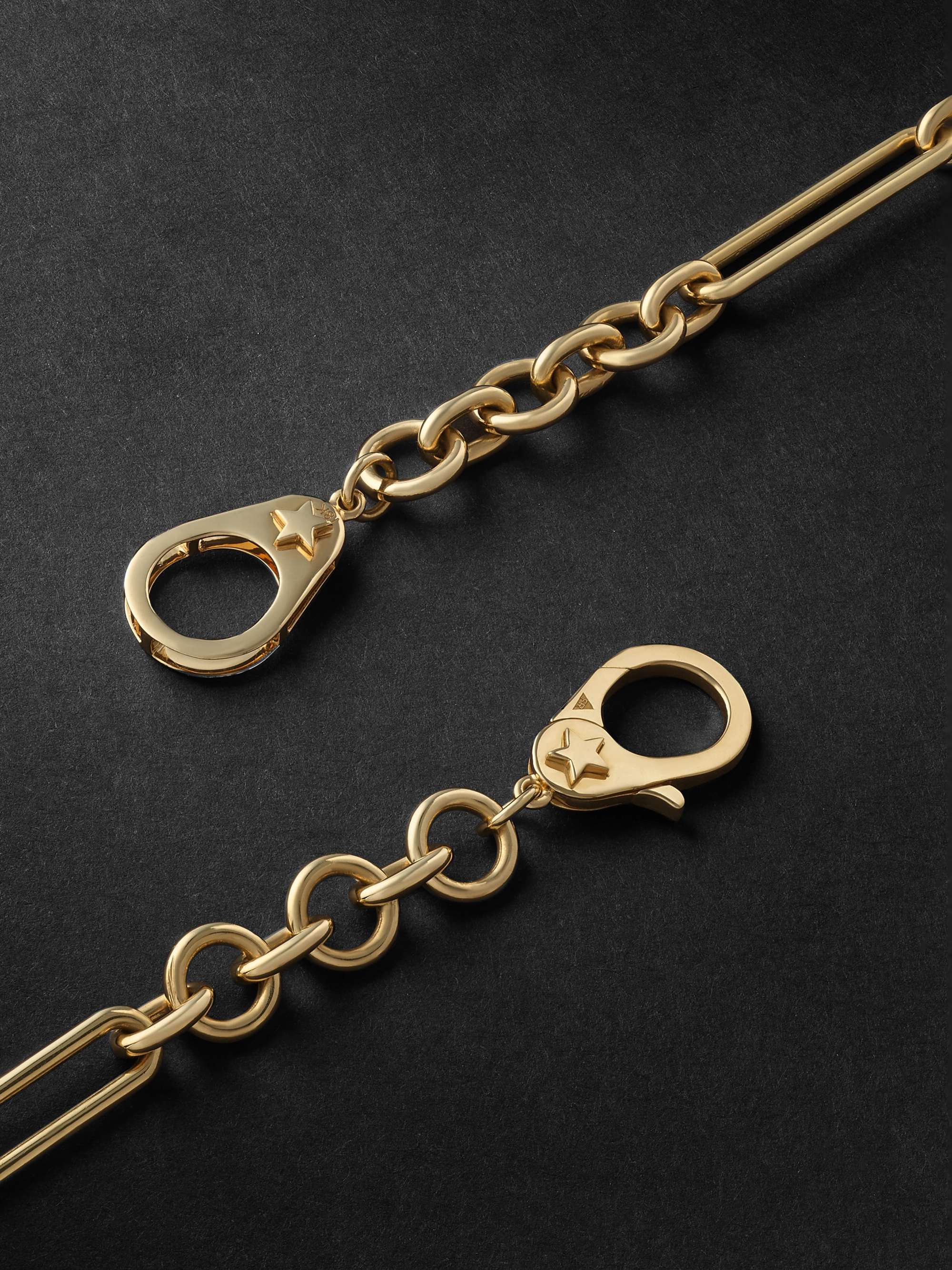 FOUNDRAE Sister Hook 18-Karat Gold Necklace