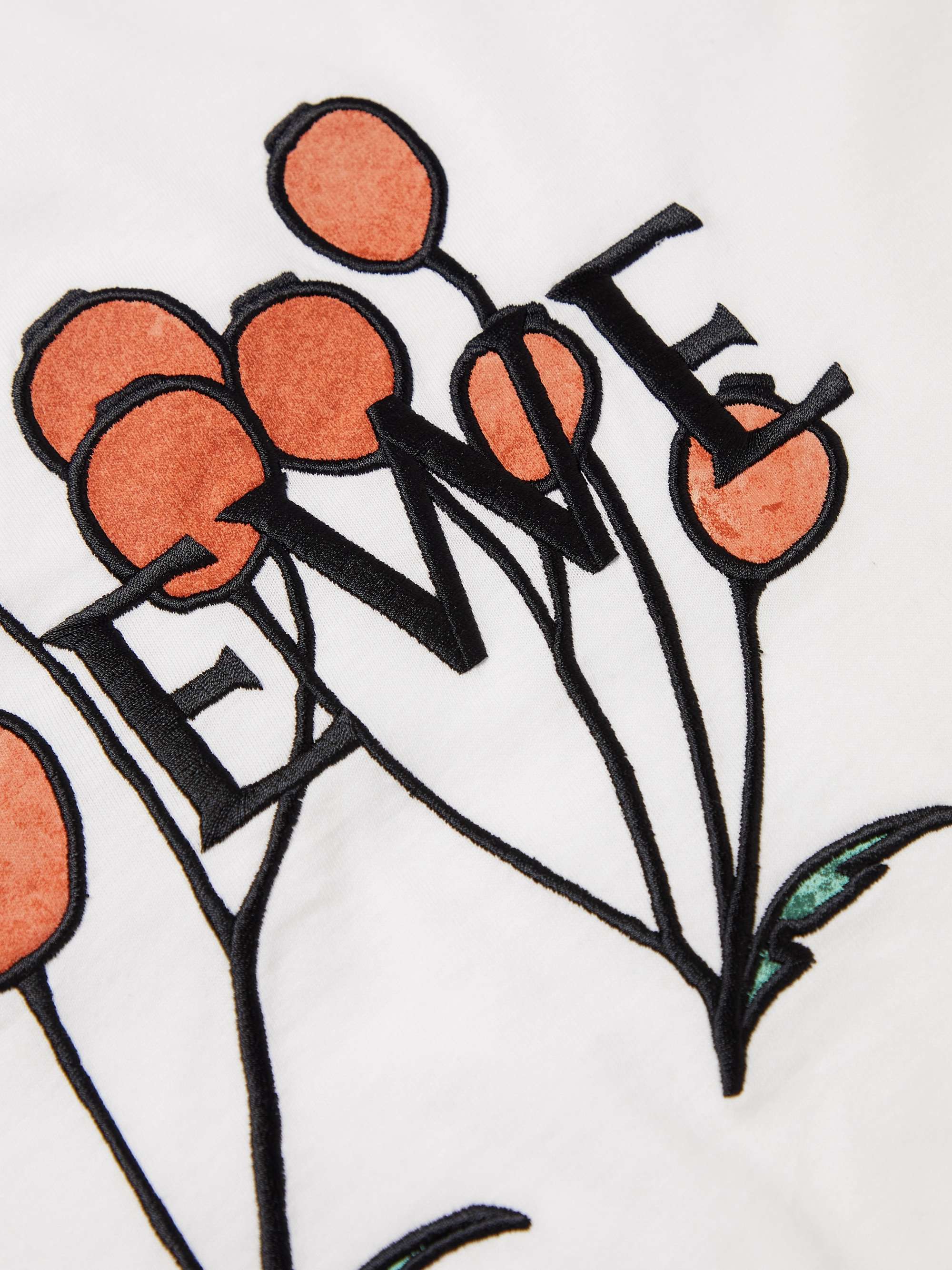 LOEWE Logo-Print Cotton-Blend Jersey T-Shirt