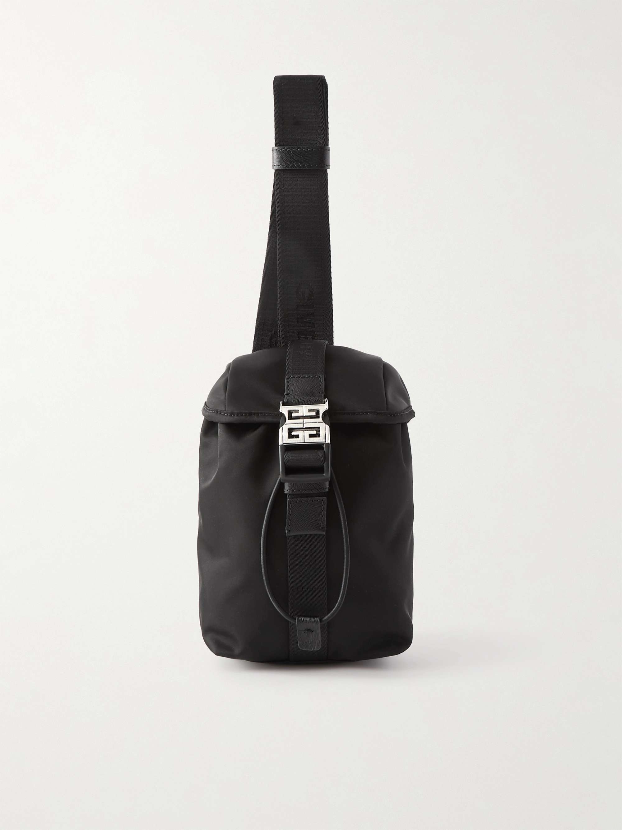GIVENCHY 4G Mesh- and Leather-Trimmed Nylon Backpack