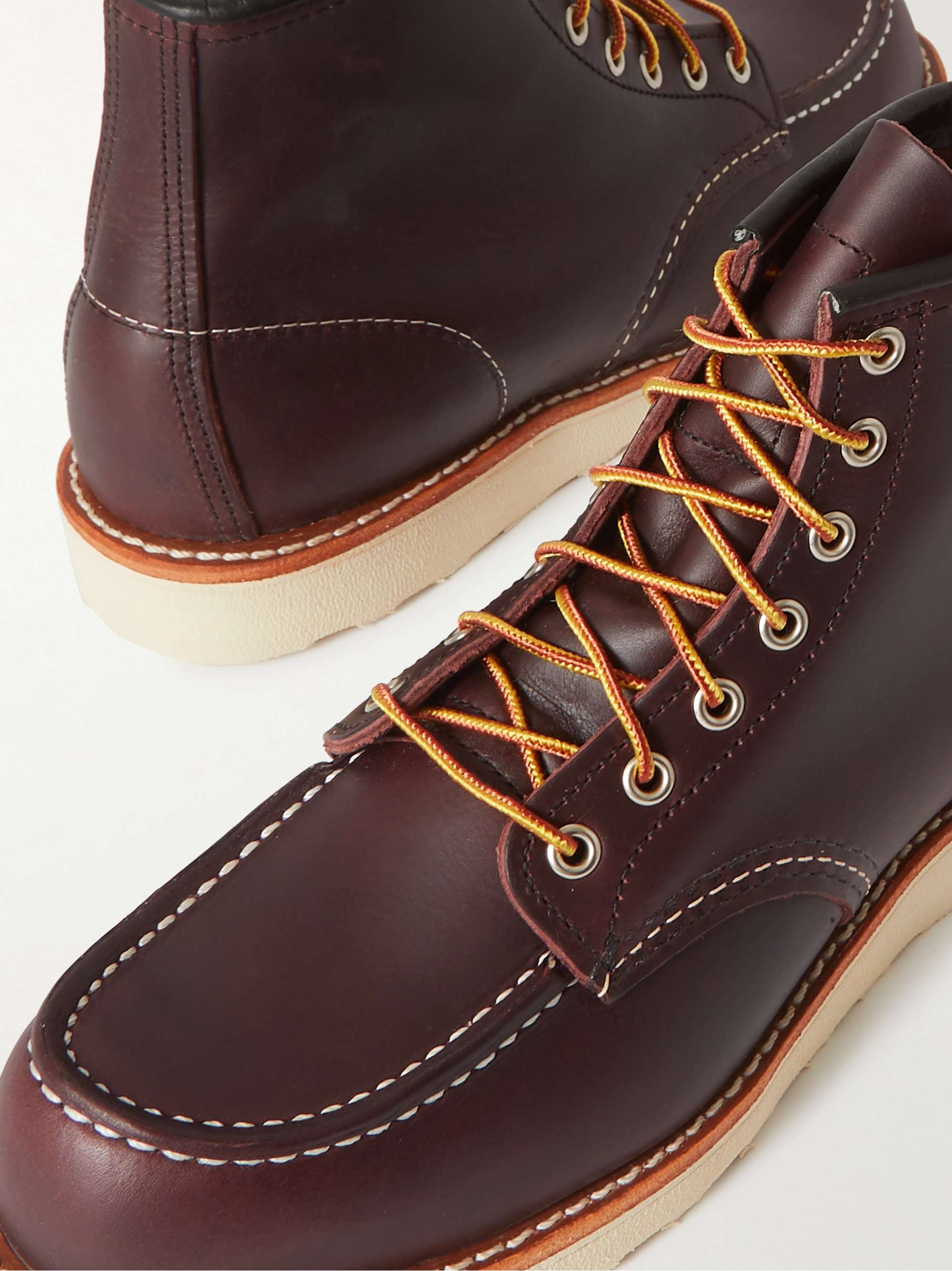 RED WING SHOES Classic Moc Leather Boots