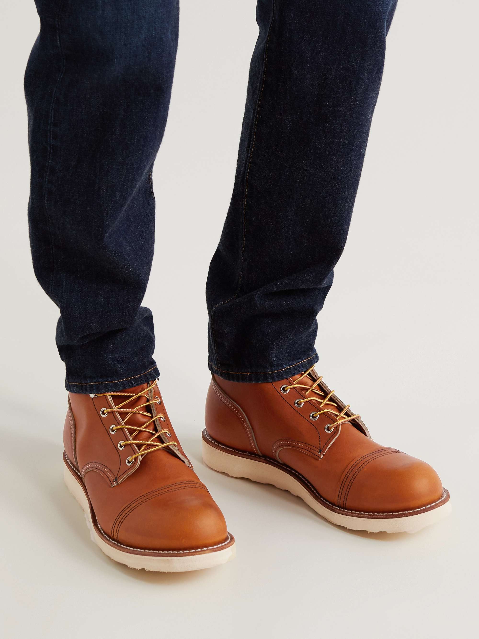 RED WING SHOES Iron Ranger Leather Boots
