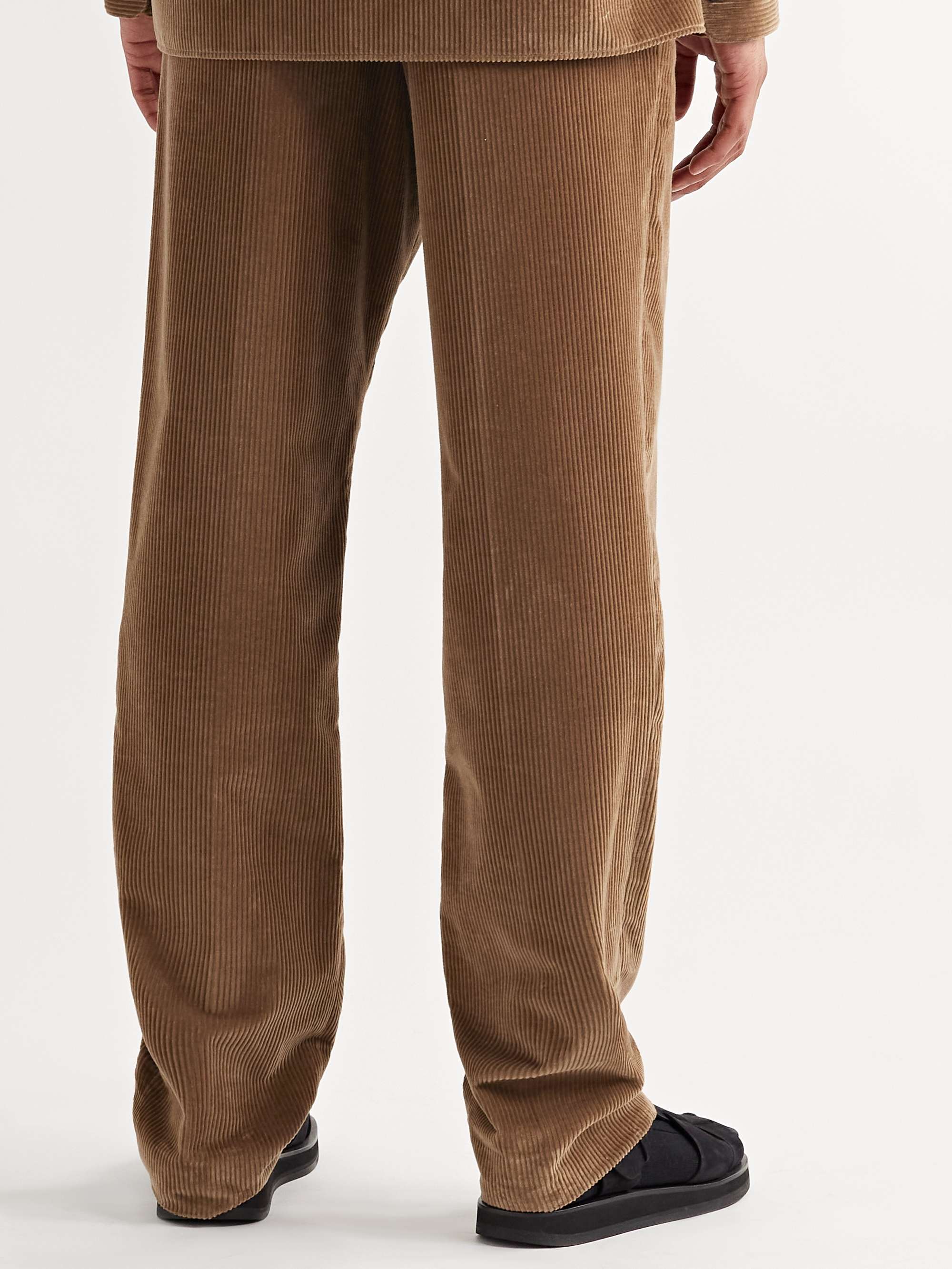 THE ROW Elijah Cotton-Blend Corduroy Trousers
