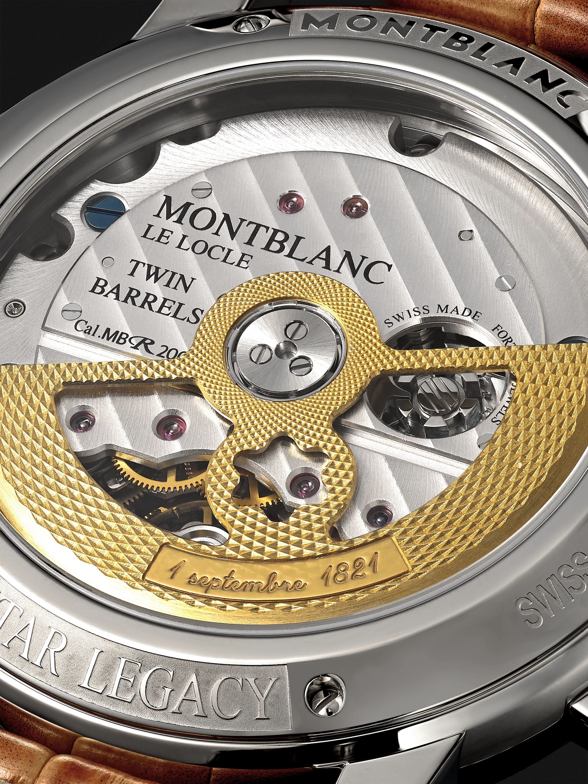MONTBLANC Star Legacy Nicolas Rieussec Limited Edition Automatic Chronograph 44.8mm Stainless Steel and Alligator Watch, Ref. No. 128674